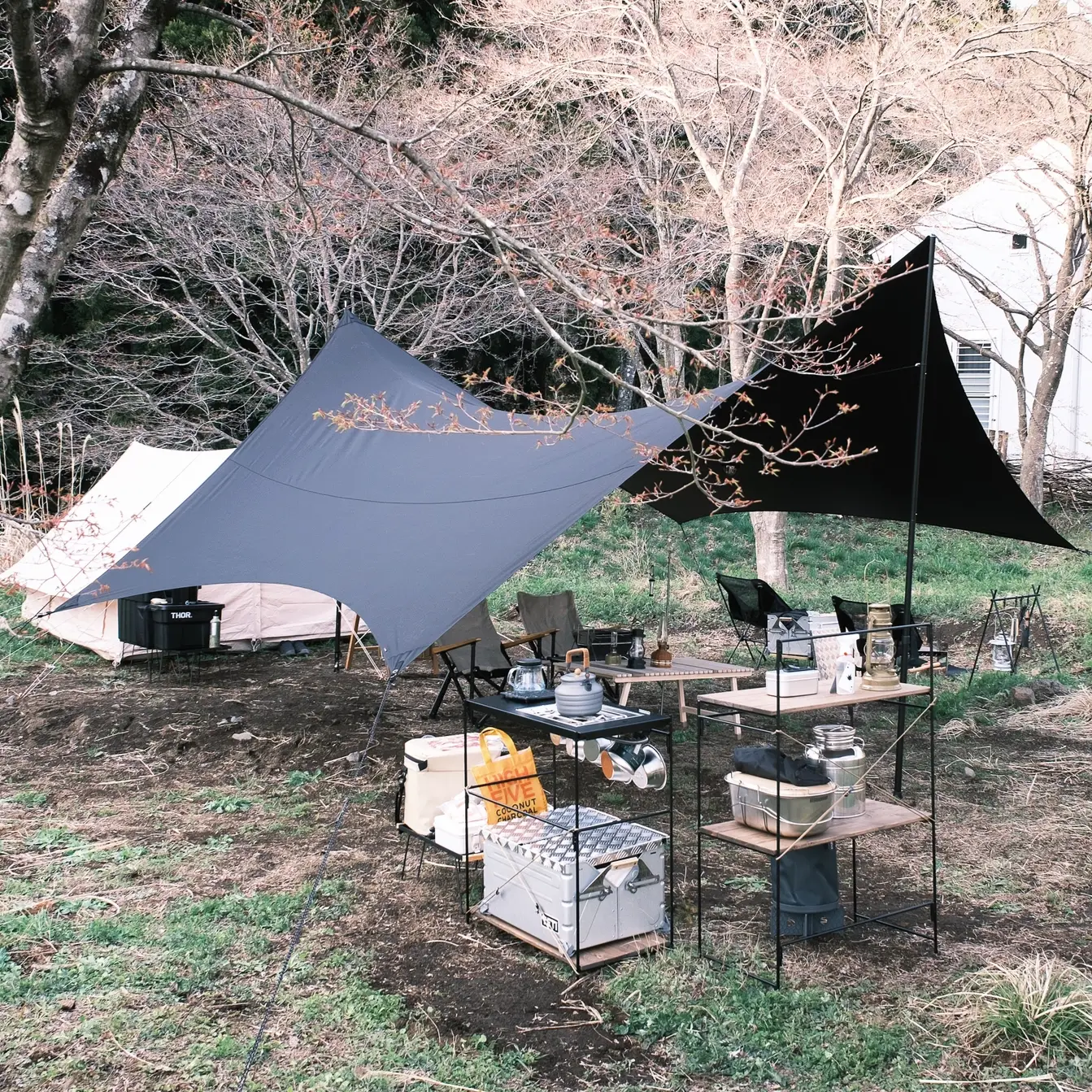 18回目🏕マックワンタープL、初張り🏕 | keishiが投稿したフォトブック | Lemon8