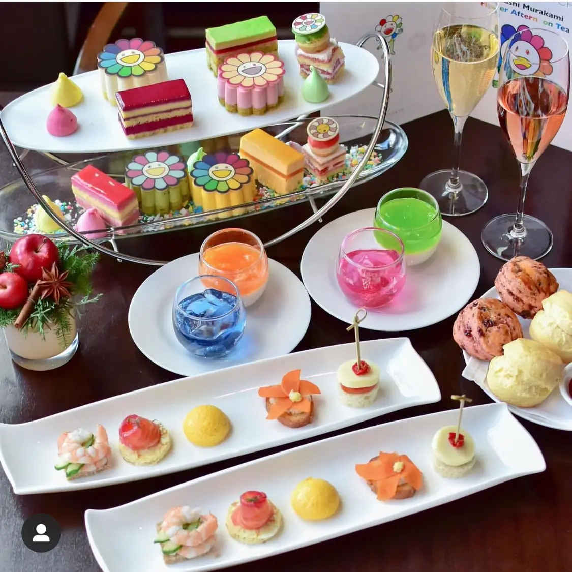 Tokyo · Roppongi 】 Grand Hyatt ✖ ︎ Takashi Murakami! Colorful and very pop!  Cute afternoon tea🫖 | Gallery posted by さや | Lemon8