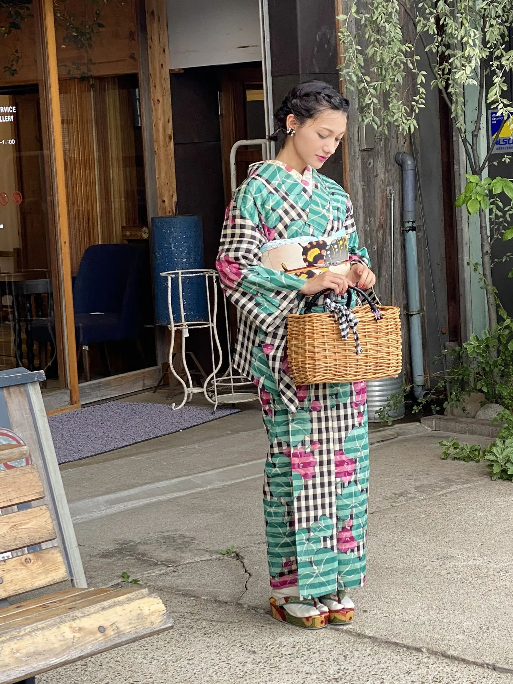 割引価格 ANNA 買い漁り SUI】浴衣 Sサイズ レトロポップ【アナスイ】 着物・浴衣