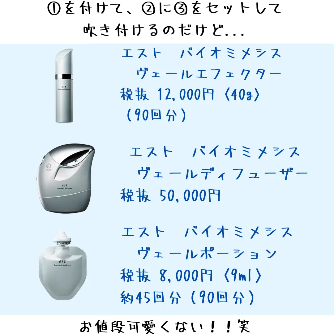 宅配 ✨極薄ヴェールを吹きつける✨バイオミメシス ヴェール