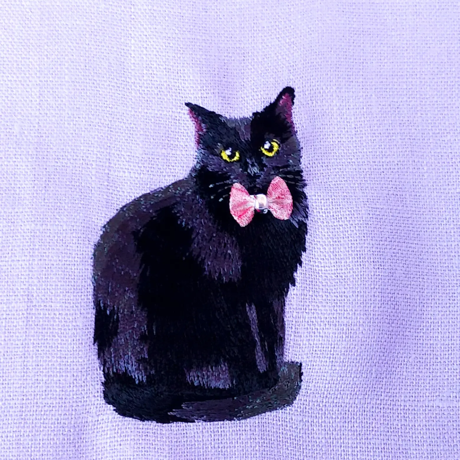 黒猫シジミ | 猫の刺繍小物コイトネコが投稿した記事 | Lemon8