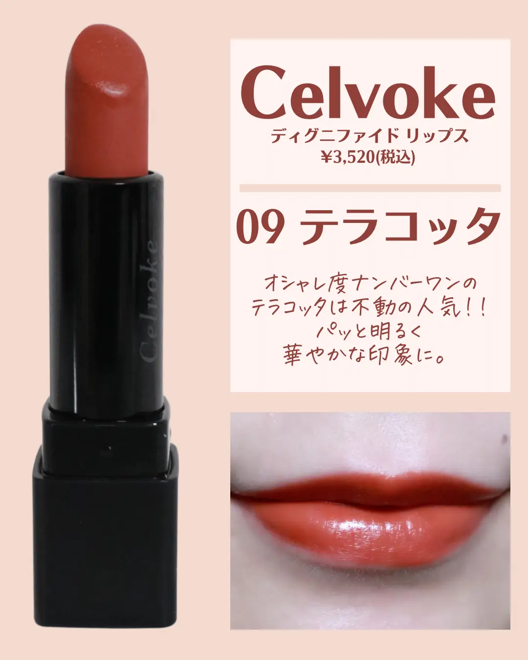 セルヴォーク 09 テラコッタ リップ ×5 - ベースメイク/化粧品