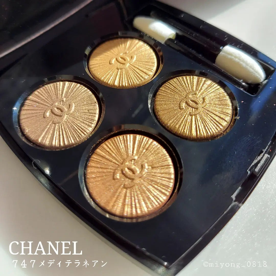 Chanel Mediterraneen (747) Les 4 Ombres Multi-Effect Quadra Eyeshadow  Review & Swatches