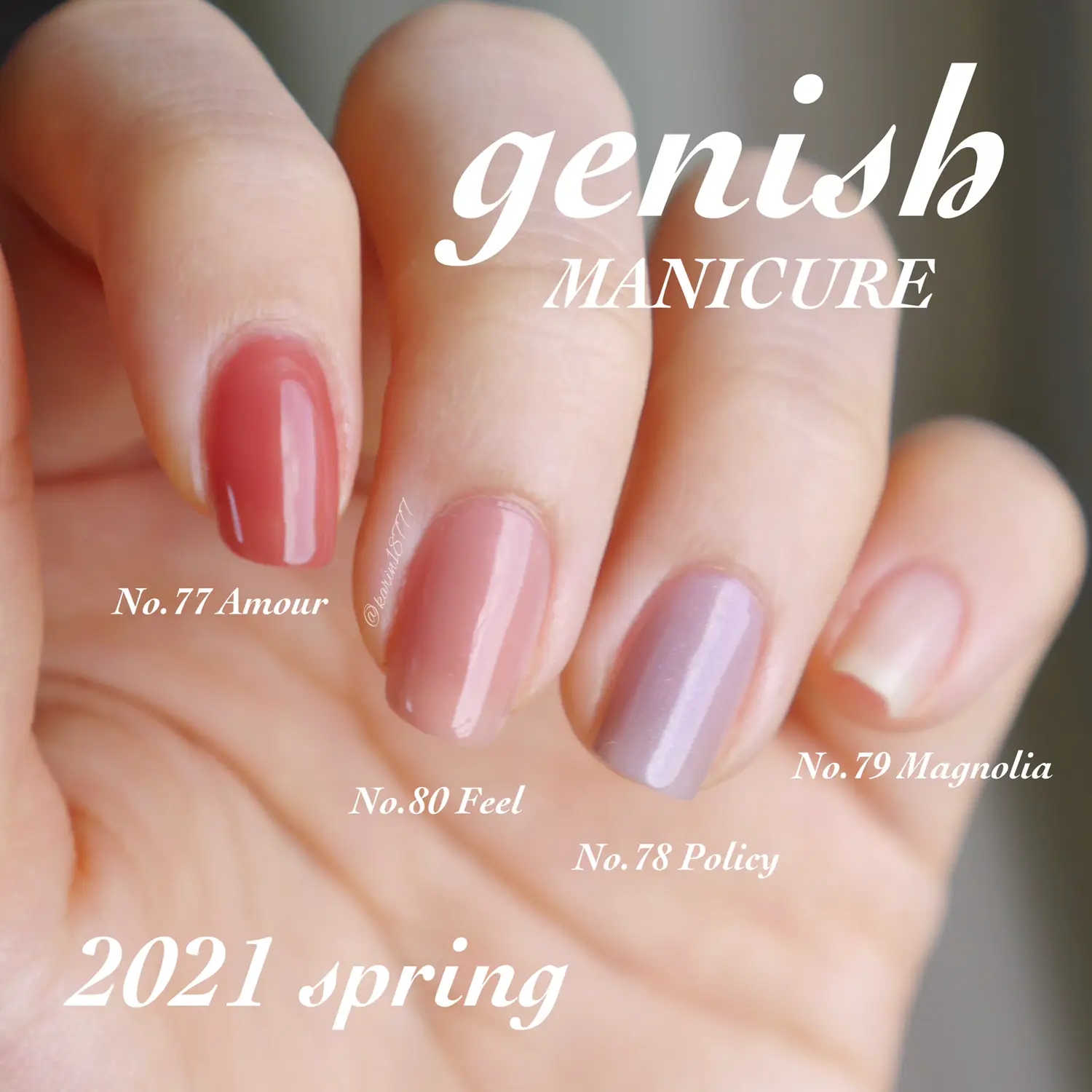 Genish No.22、No.80 - ジェルネイル・ネイルシール