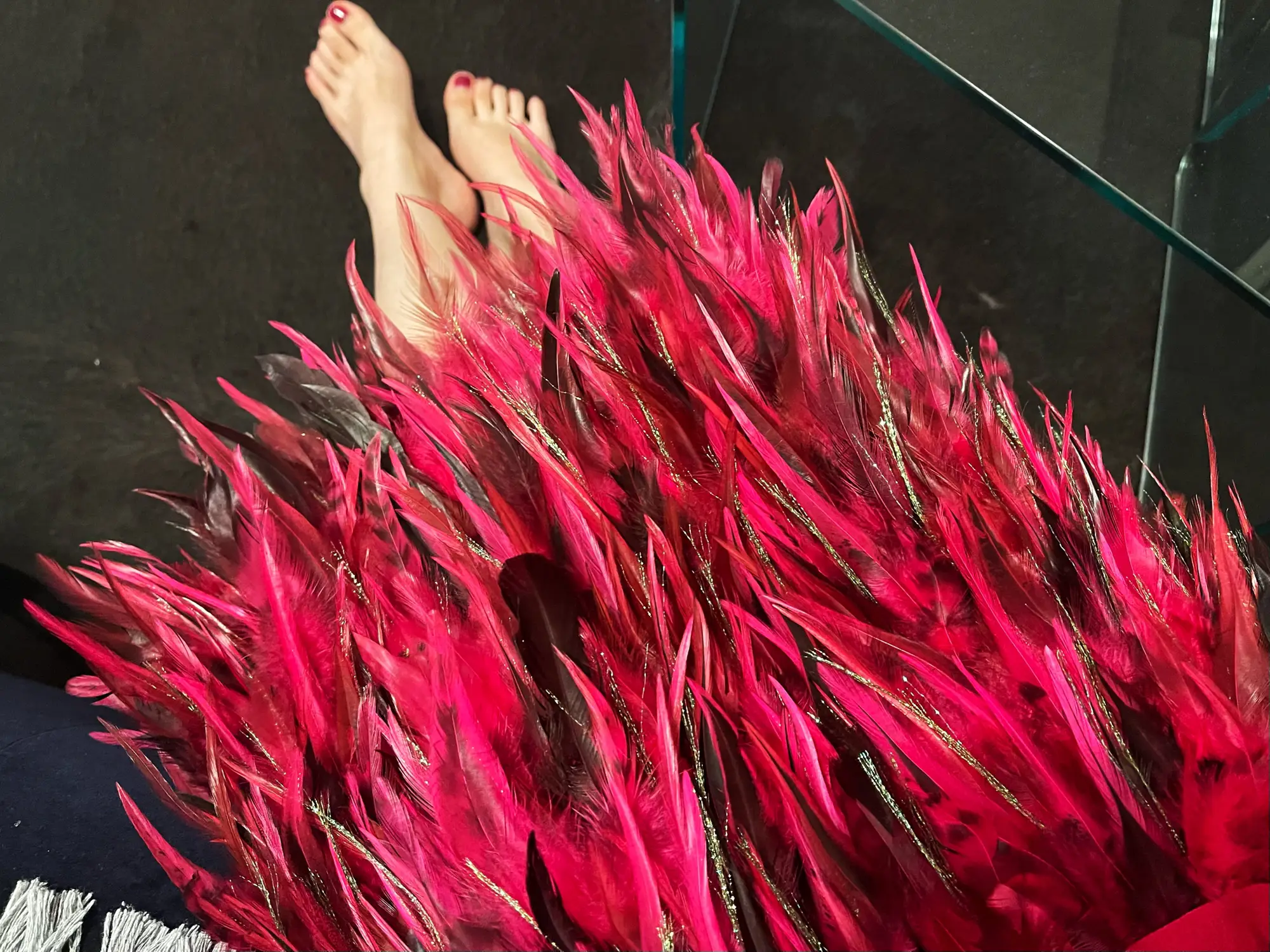 DRIES VAN NOTEN 主役級フェザースカート | Chikaco_が投稿したフォト 
