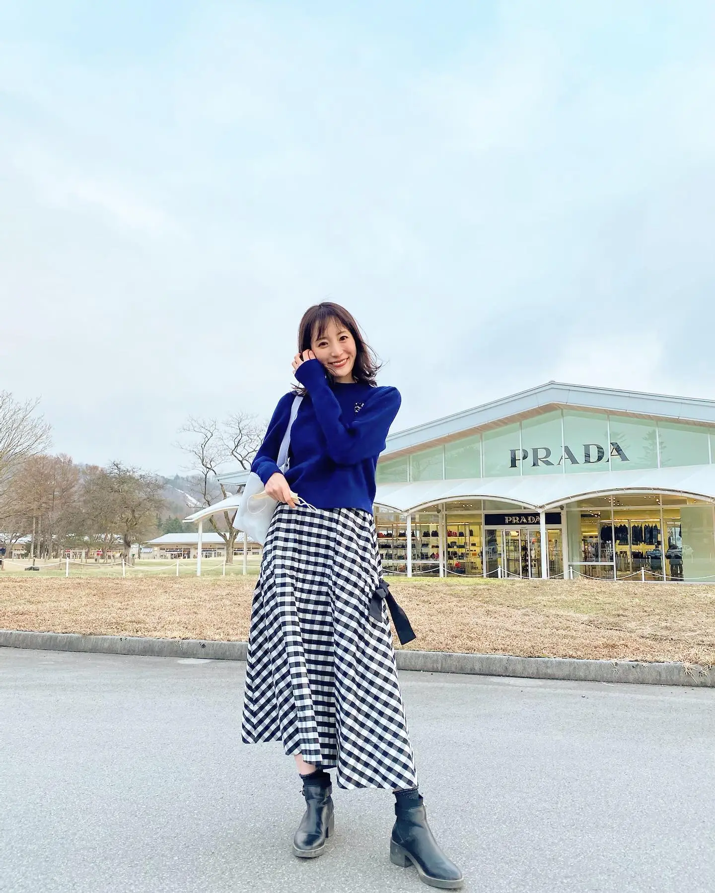 新品 ♡ ZARA グレンチェックプリーツスカート（コドモフク ビー 子供  