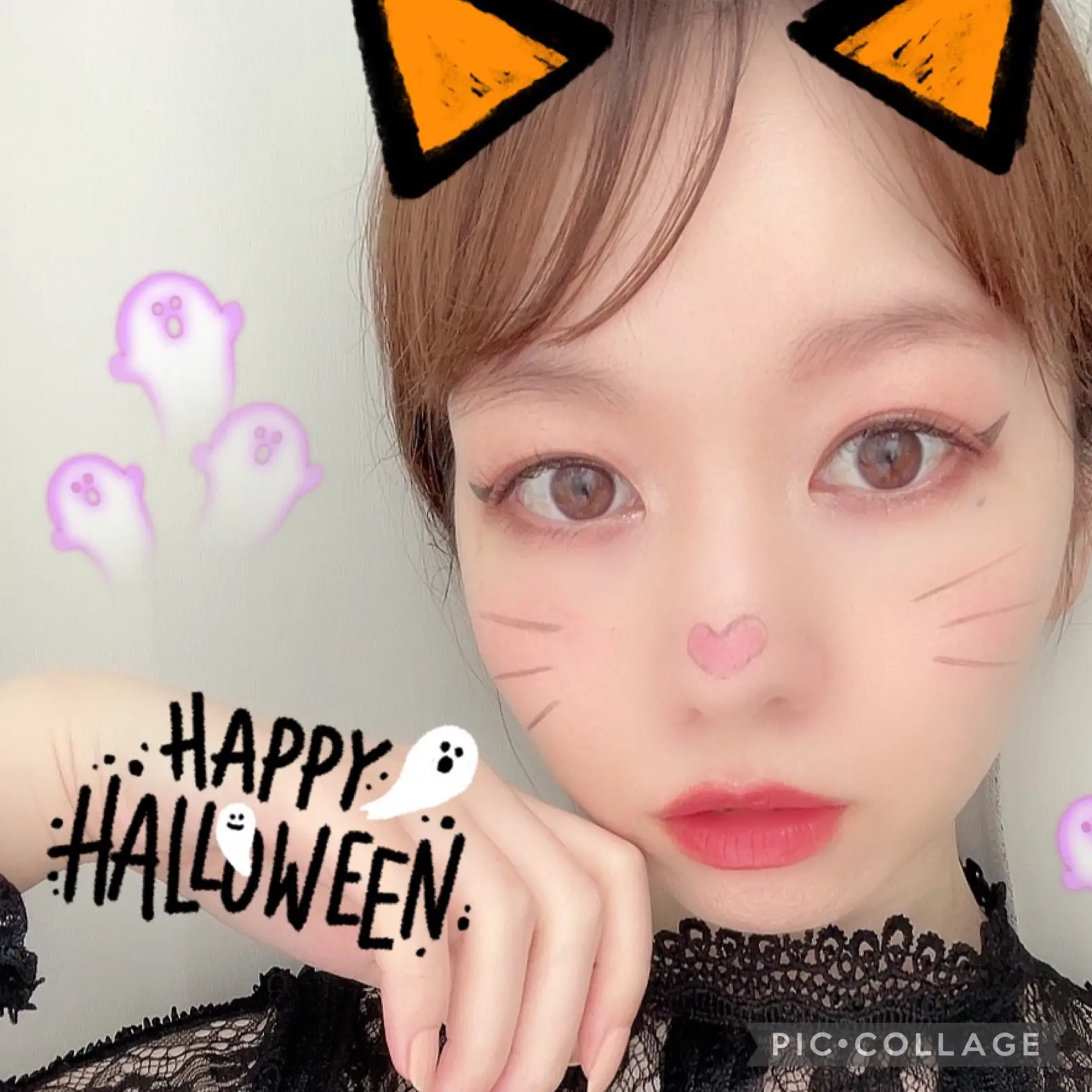 いつものメイクにちょい足しで気軽に手軽にハロウィンメイク🎃 | 𝙷𝚒𝚝𝚌𝚑.が投稿したフォトブック | Lemon8