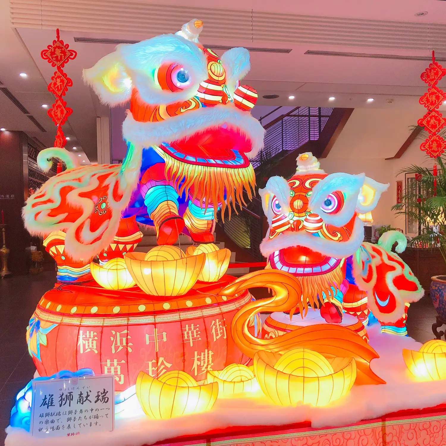 昼神小獅子　獅子舞用幌　標準サイズ　参考 昼神小獅子造形工房