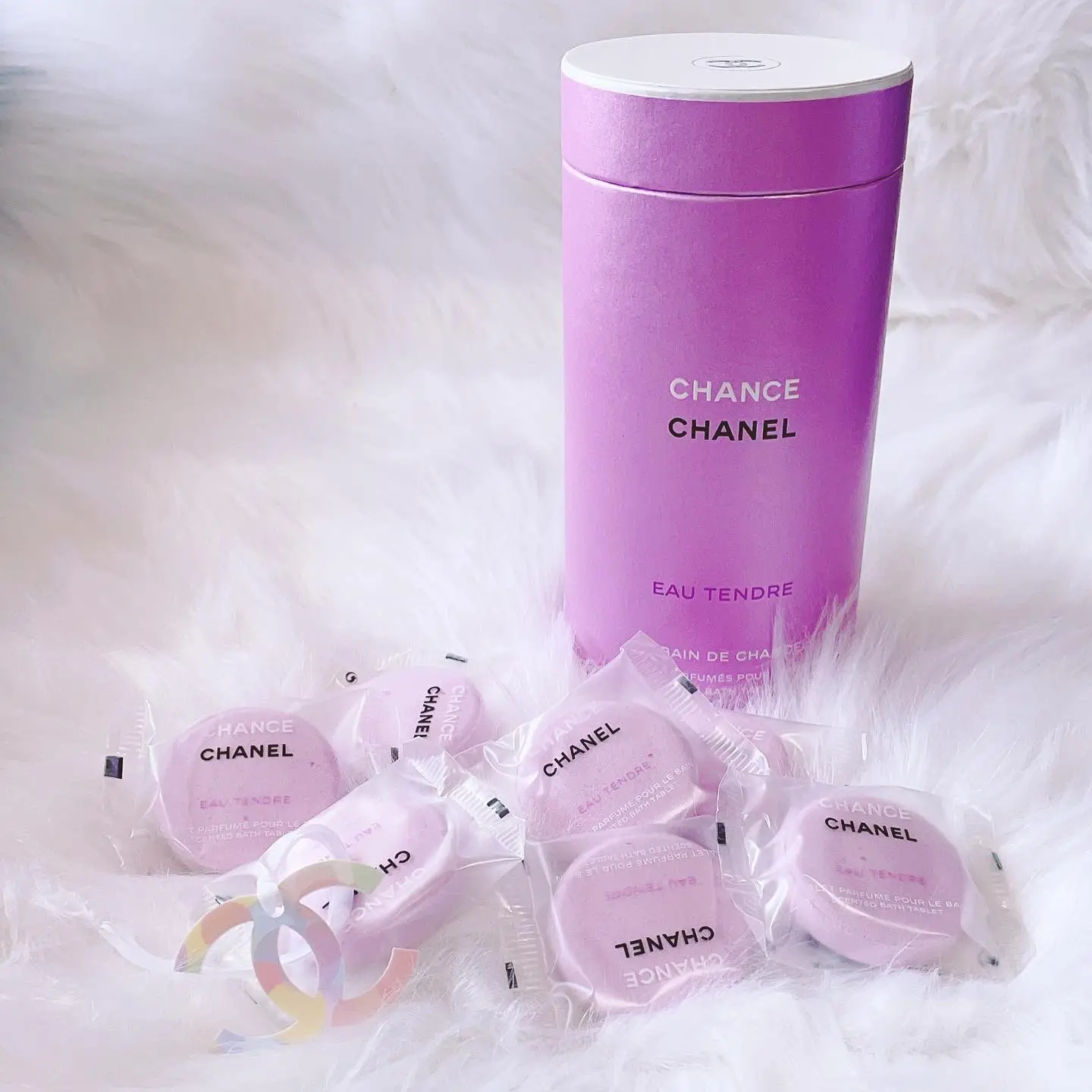 Luxurious bath time with Chanel bath tablets🛁💕