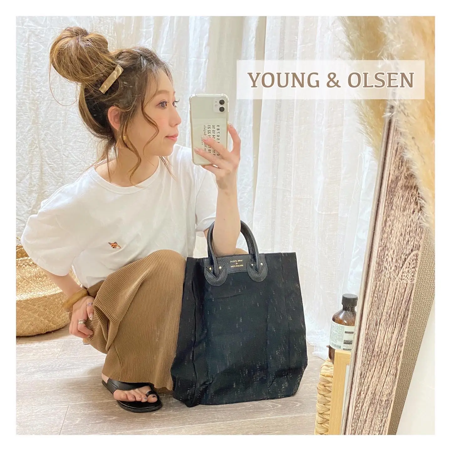 ◇ YOUNG & 逃げ出し OLSEN ボストンバッグ◇Sサイズ