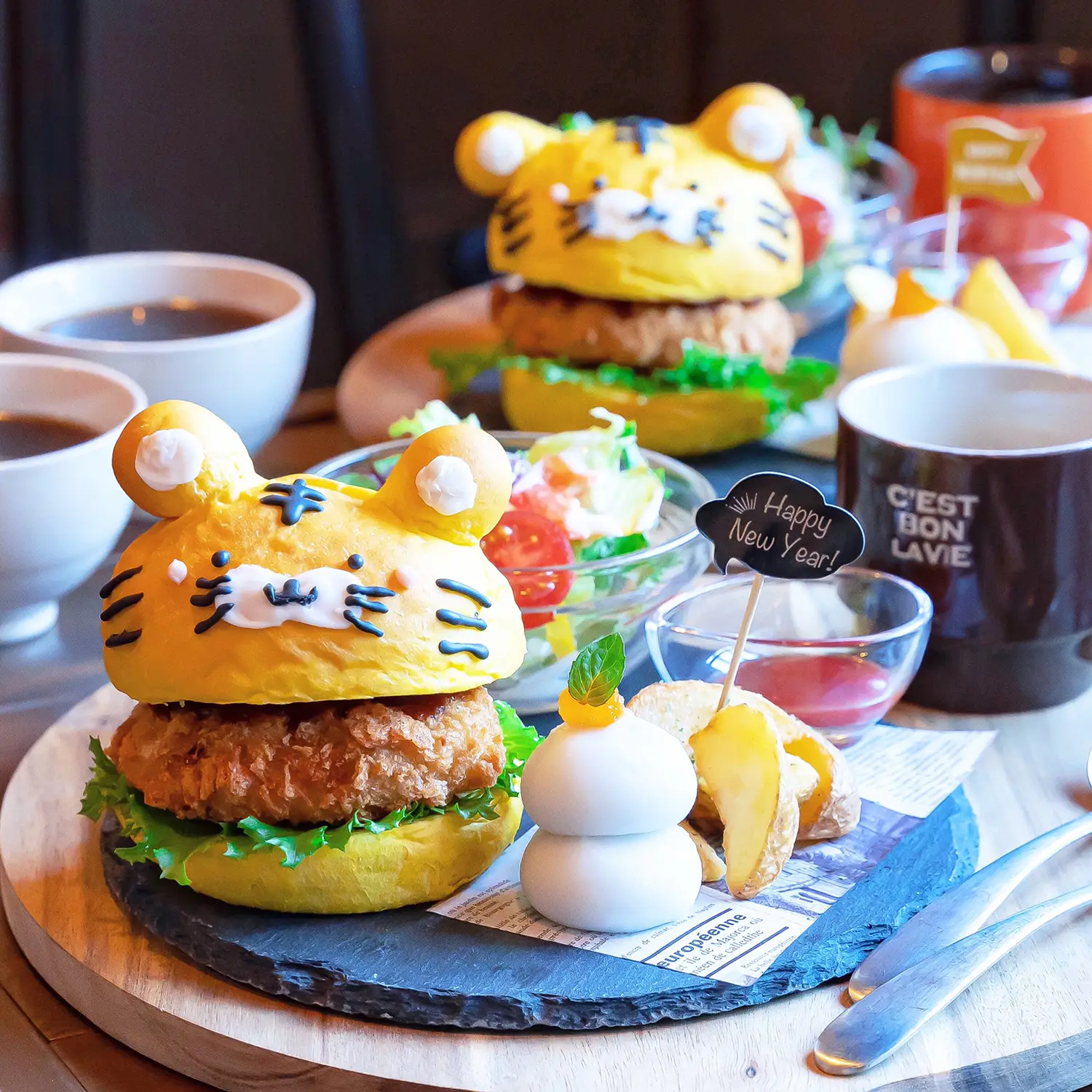とらさんハンバーガー③ しま