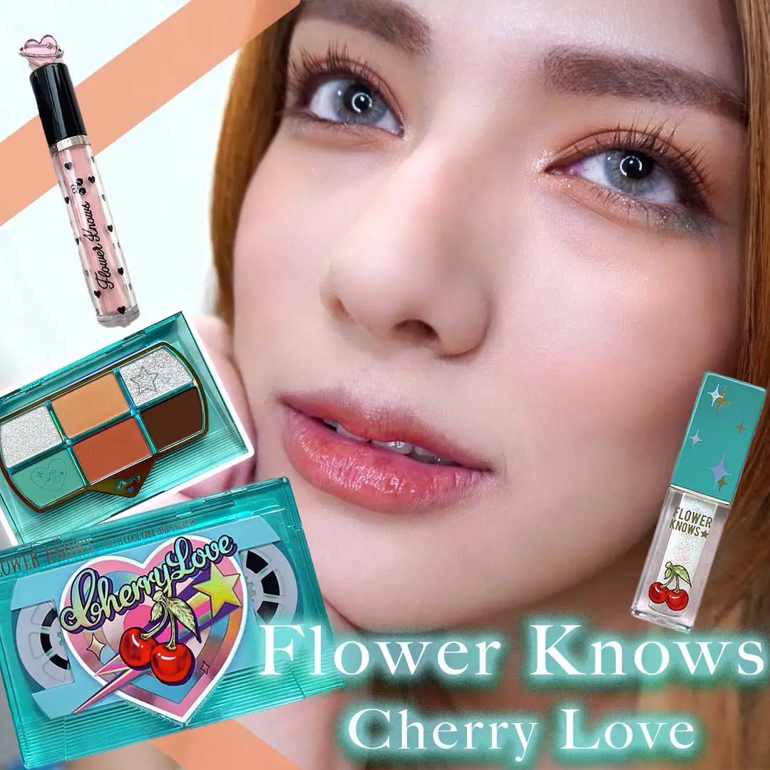 FlowerKnows 】 There is no doubt to buy a package! Easy-to-use blue eyeshadow  even with warm tone🍒 | Gallery posted by ギャビーメイク・YouTube | Lemon8
