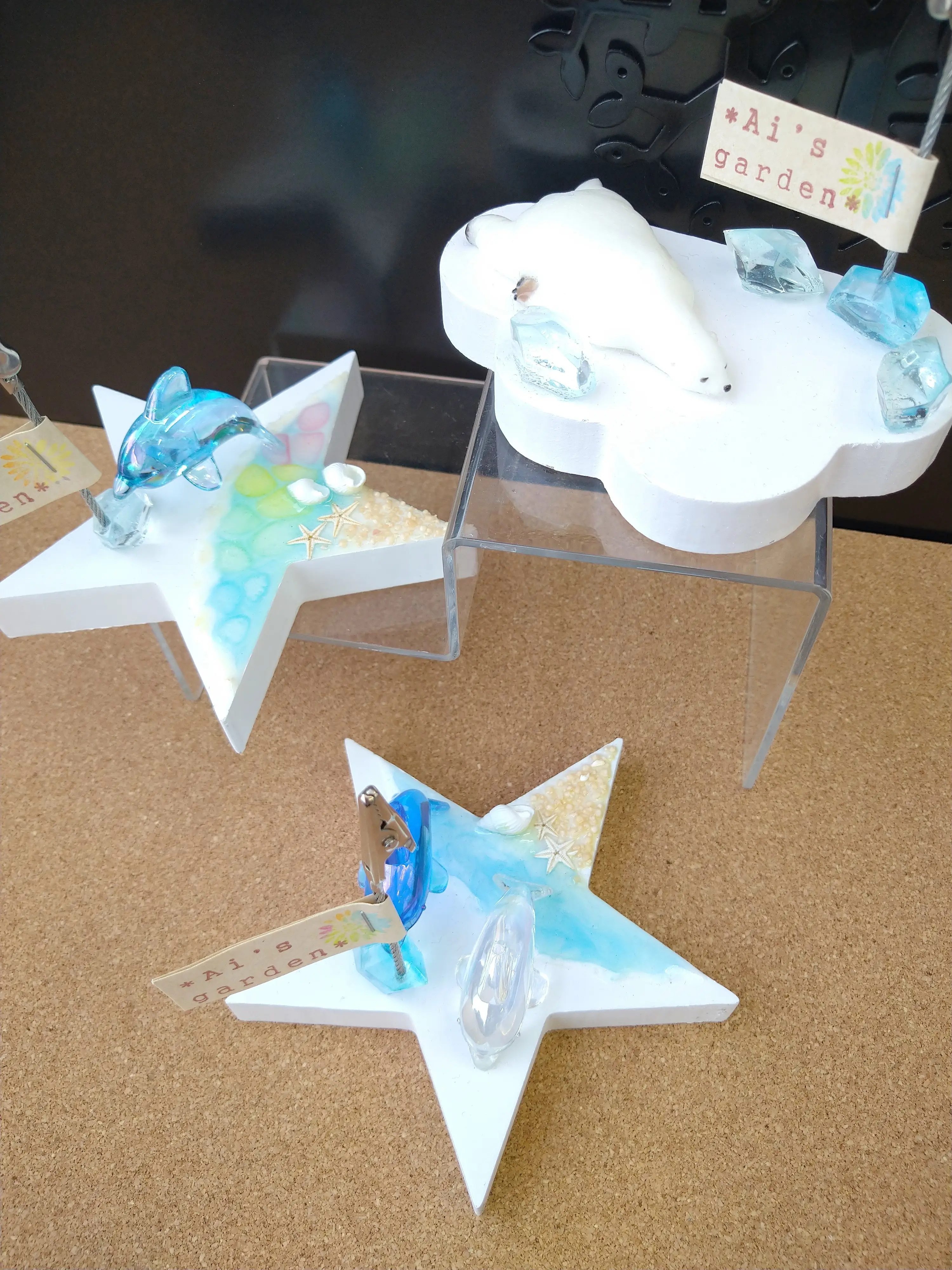 夏！！メモスタンド☆ハンドメイド | 陽だまり屋0123が投稿したフォト