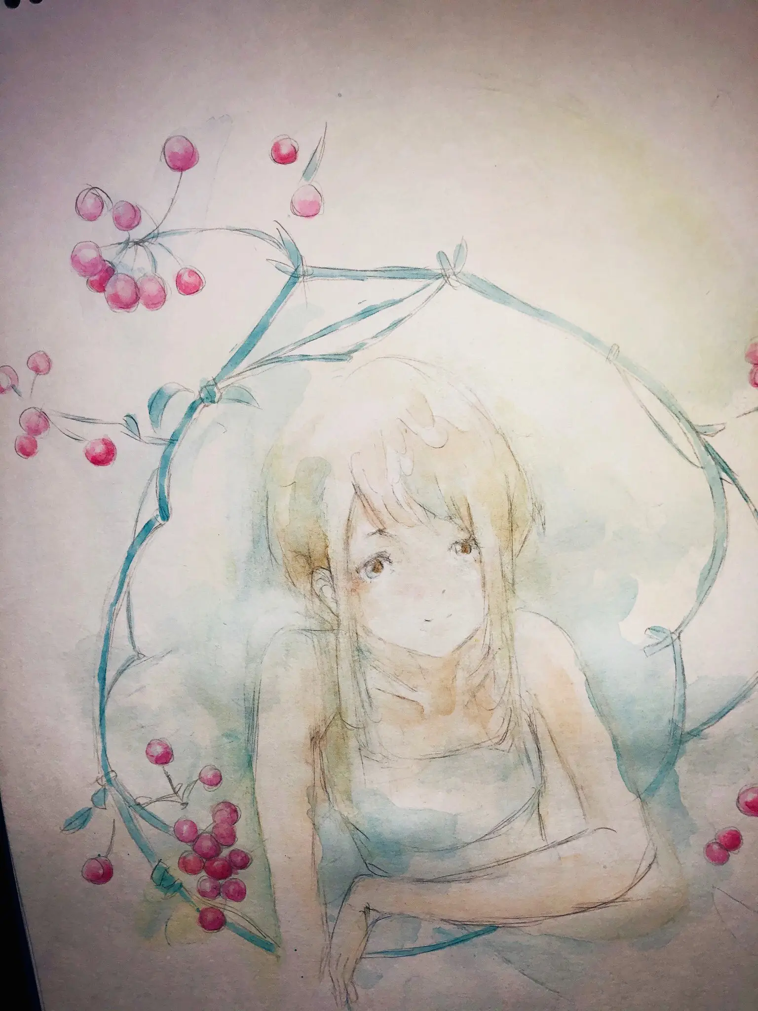 油絵(自作)　幻想的な、世界で１枚しかない油絵です。粗い筆遣いで描いてみました。 油絵(自作) 幻想的な、世界で1枚しかない油絵です。粗い筆遣いで