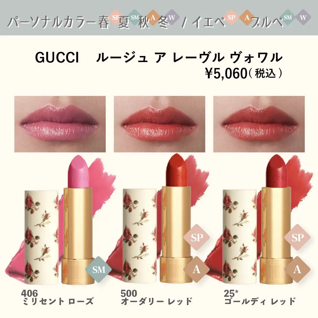 可愛すぎて無理】GUCCI ルージュ アレーヴル ヴォワル | karenが投稿