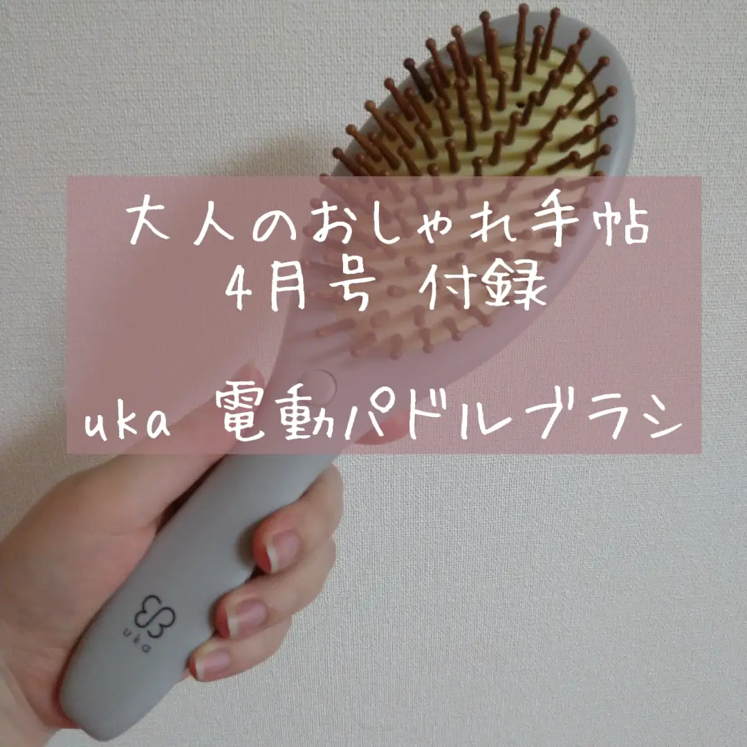 新品】uka のりだす 電動パドルヘアブラシ ウカ 大人のおしゃれ手帖 付録