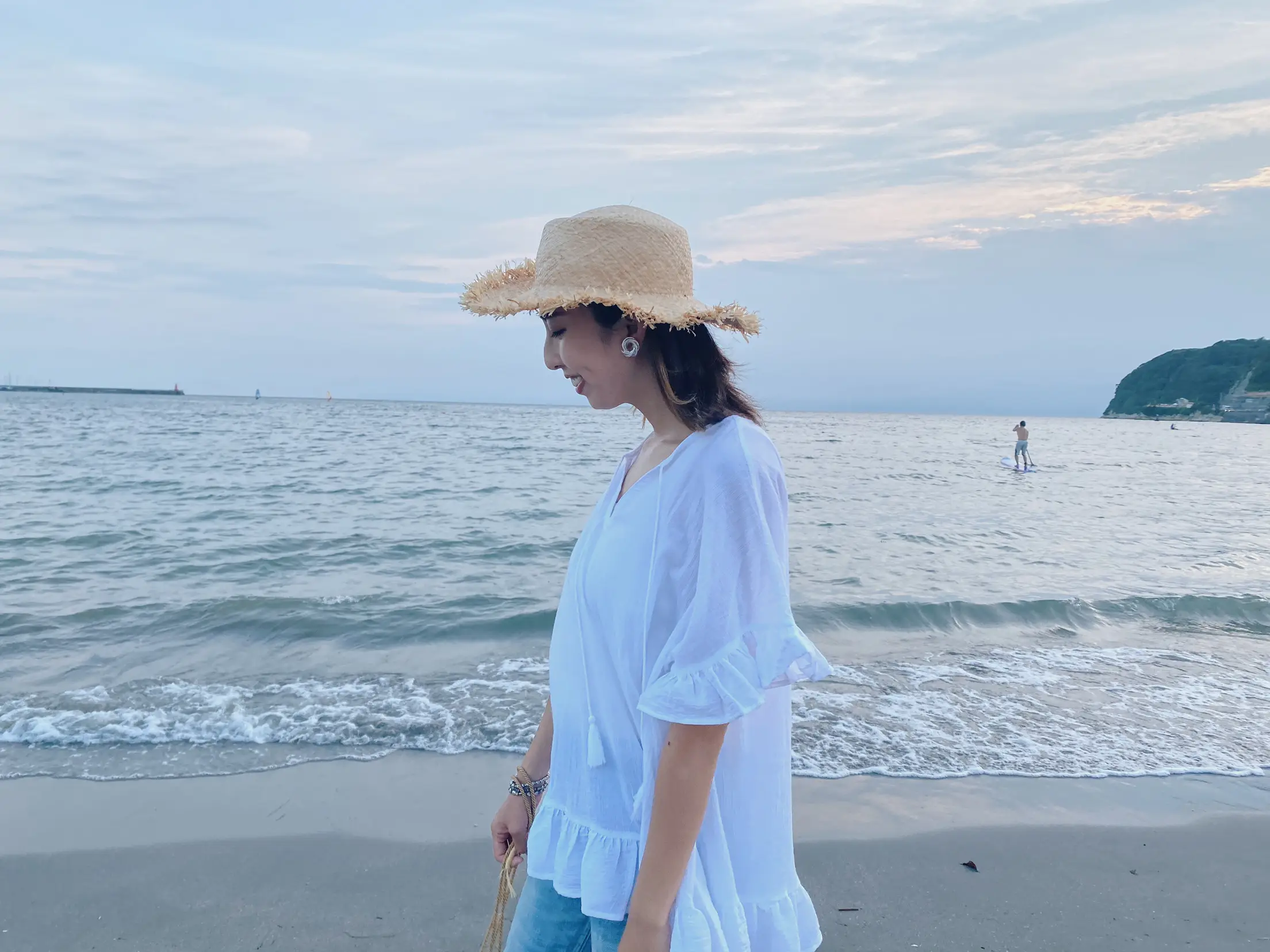 ご確認用ストレッチフリルチャーム簡単で可愛いぃ♡ お色も綺麗♡