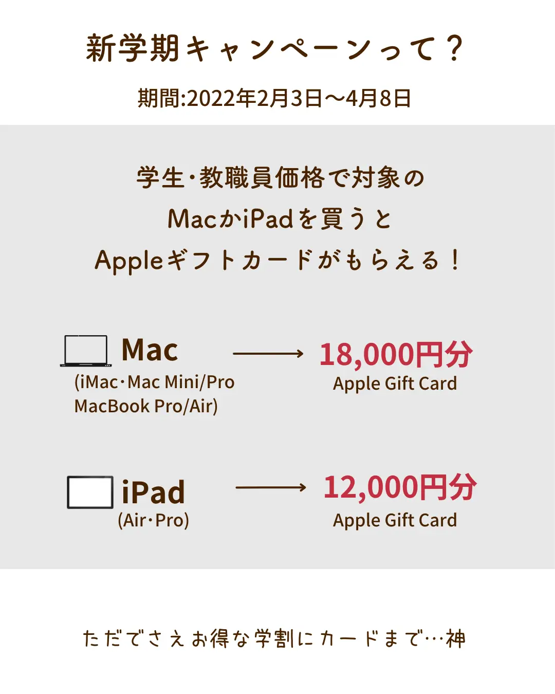 学生だけじゃないAppleの学割！】 | マリエ_iPhone便利術が投稿した