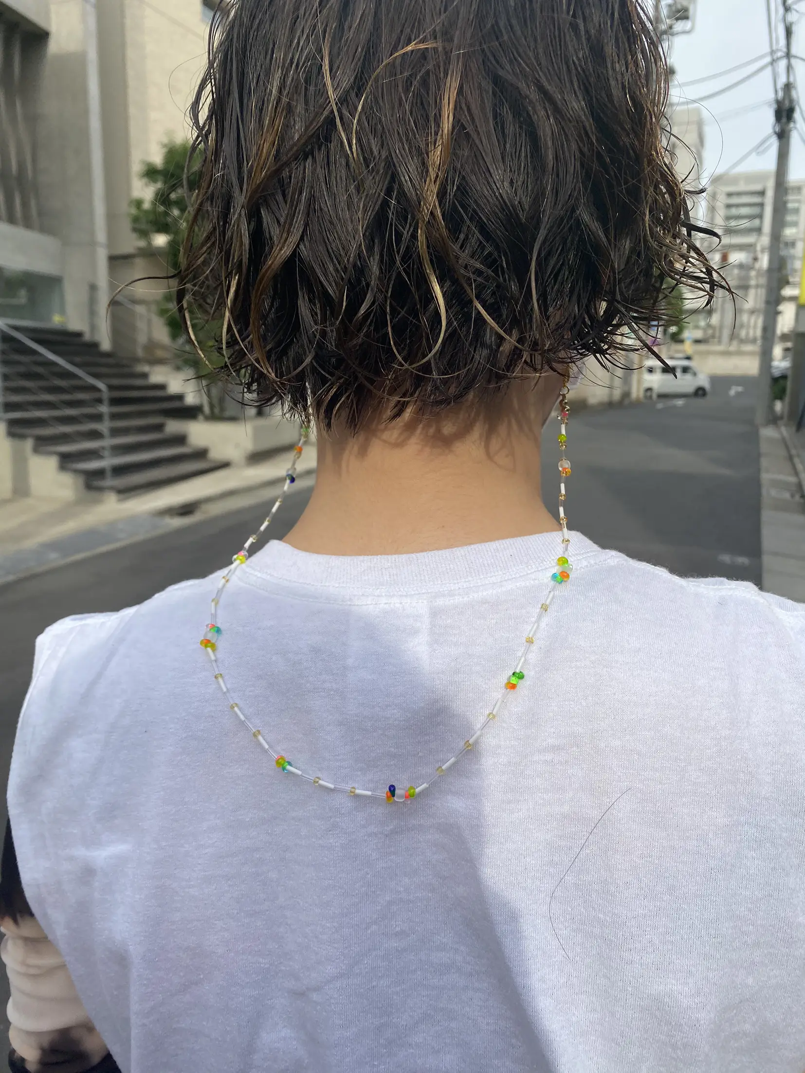 顔まわりを彩るマスクチェーン⛓? | キッカワミワが投稿したフォト 