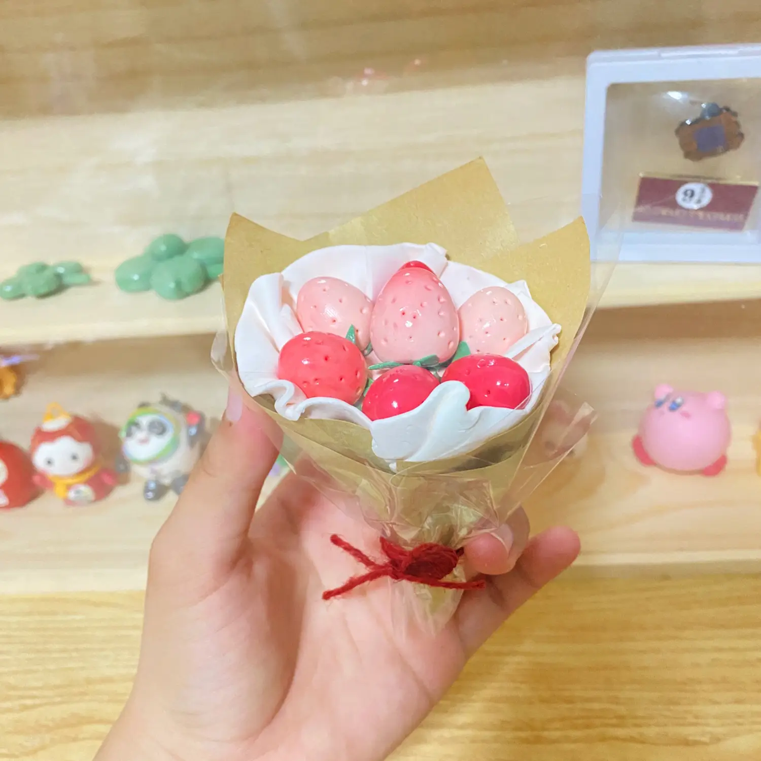 ♡食べかけミニどーなつ♡こいぬチャームフェイクスイーツ樹脂粘土