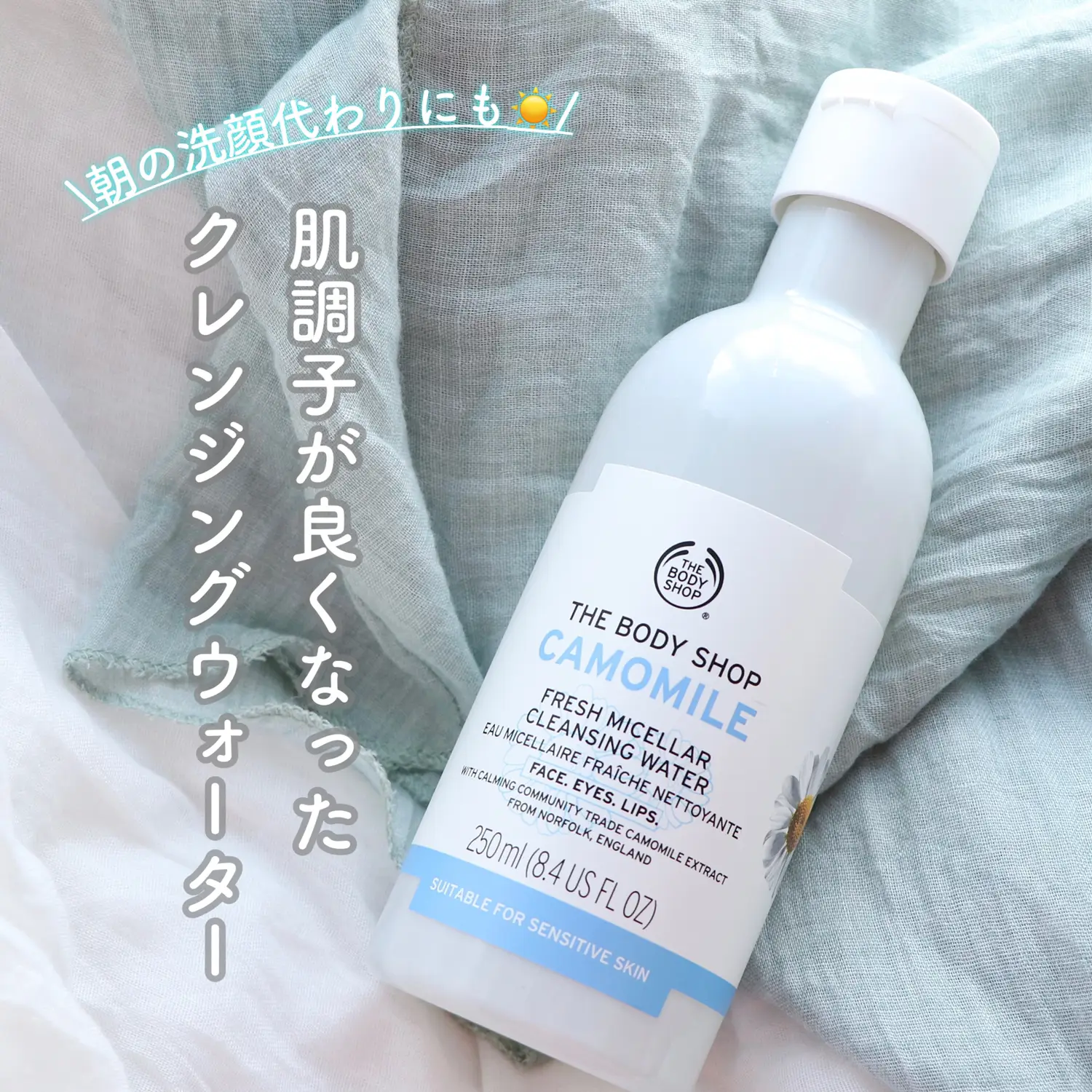 時短で肌調子UP⤴︎⤴︎☀️『THE BODY SHOP フレッシュミセラー