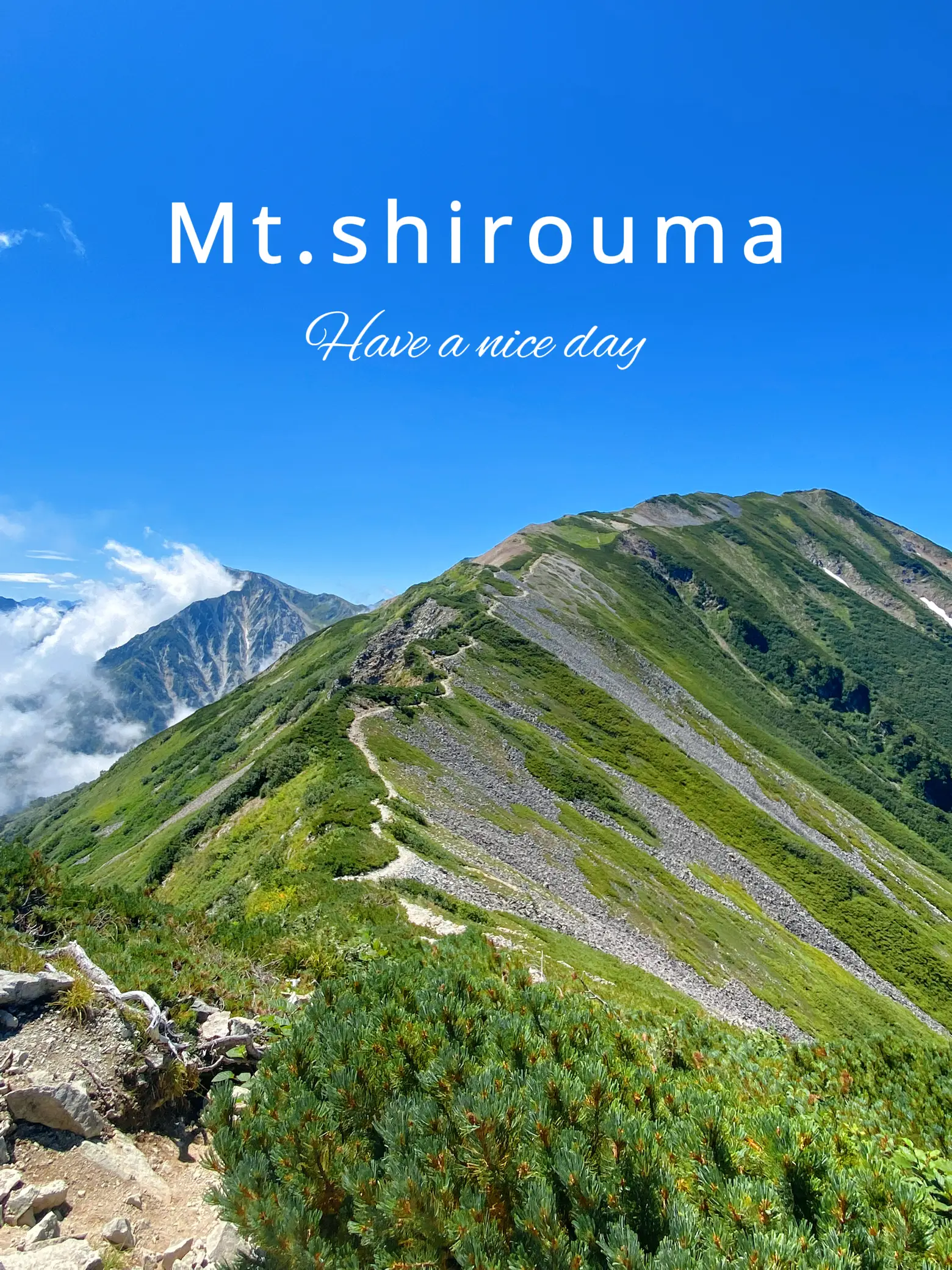 白馬岳彩りの瞬間 = Mt.SHIROUMA.The Moments of t… 白馬岳彩りの瞬間 = Mt.SHIROUMA.The Moments of t… 白馬岳彩り