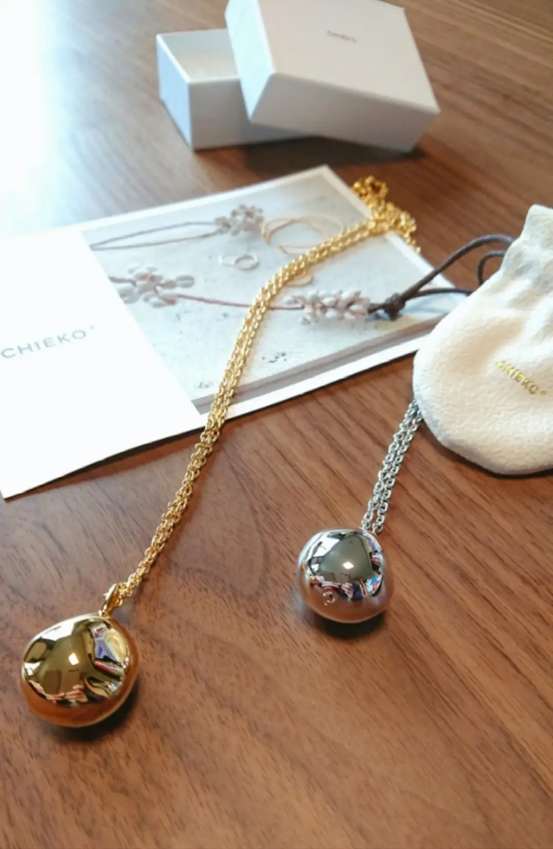 chieko+   big chain necklaceビッグチェーンネックレス