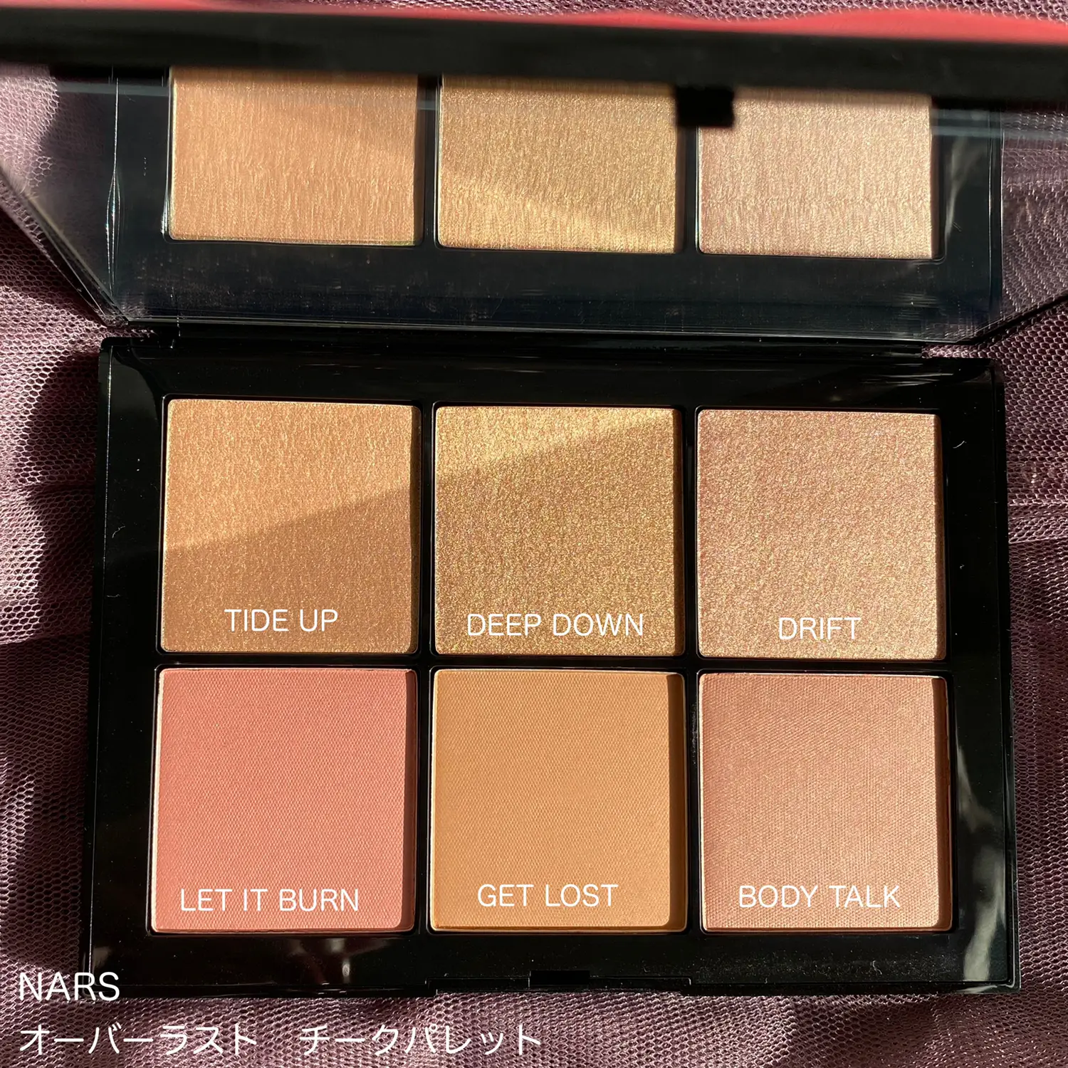 NARS オーバーラスト　チークパレット 試してみた】NARS オーバーラスト チークパレットの人気色