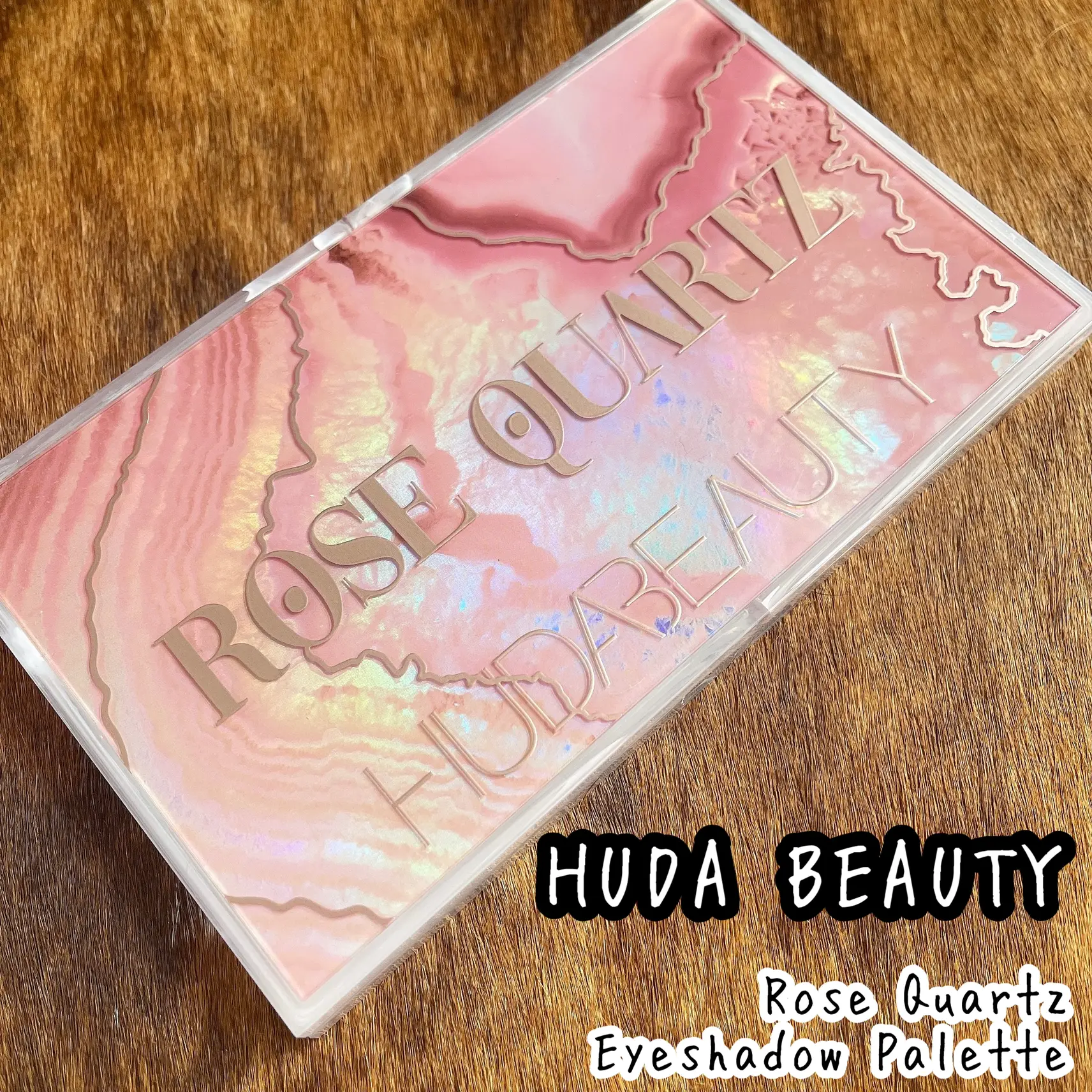 Huda Beauty Rose Quartz eyeshadow palette | Gallery posted by