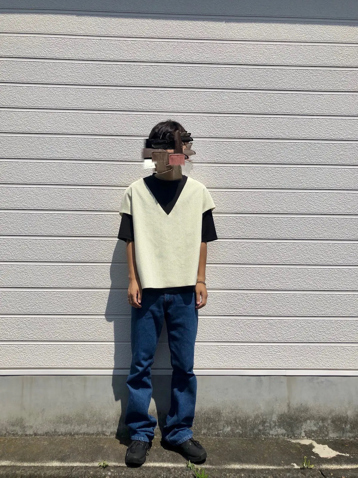 enof スウェードベスト ブラック D-VEC × ALMOSTBLACK 2022秋冬