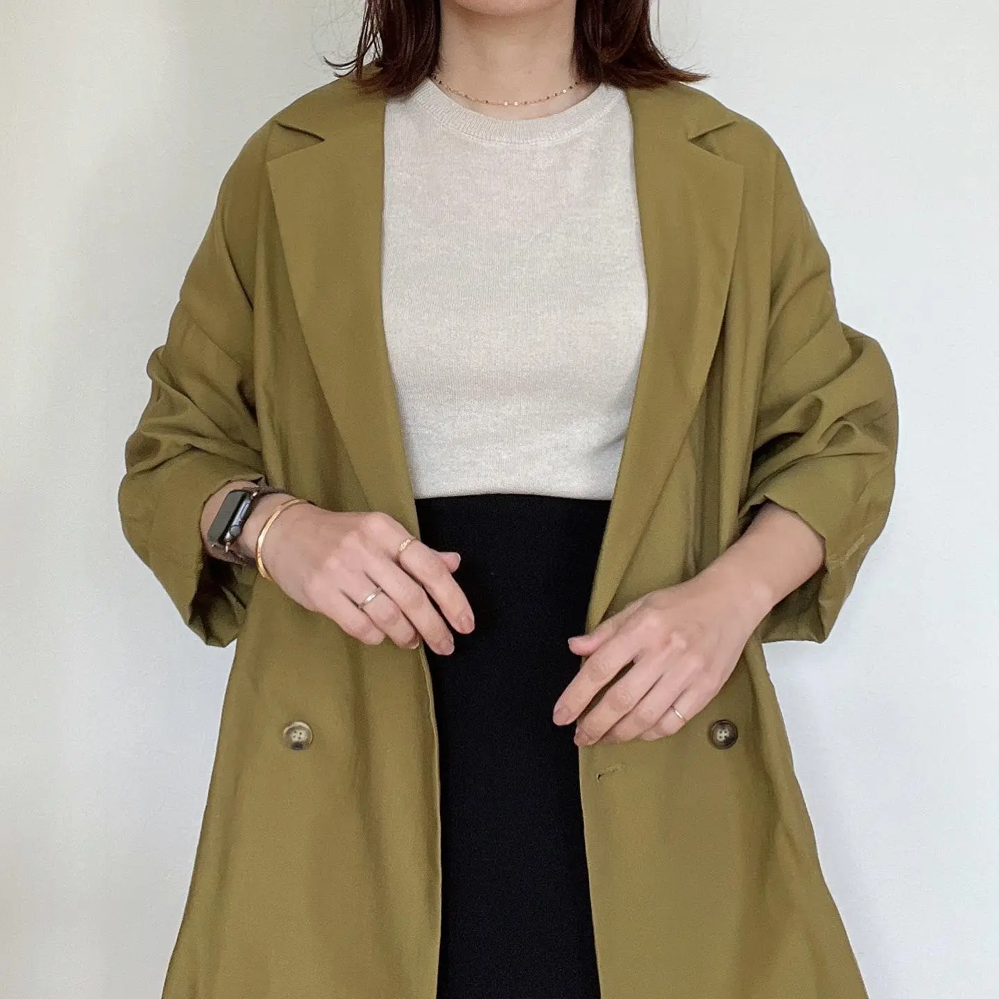 Khaki Big Silhouette Jacket Corde | Gallery posted by tomo. | Lemon8