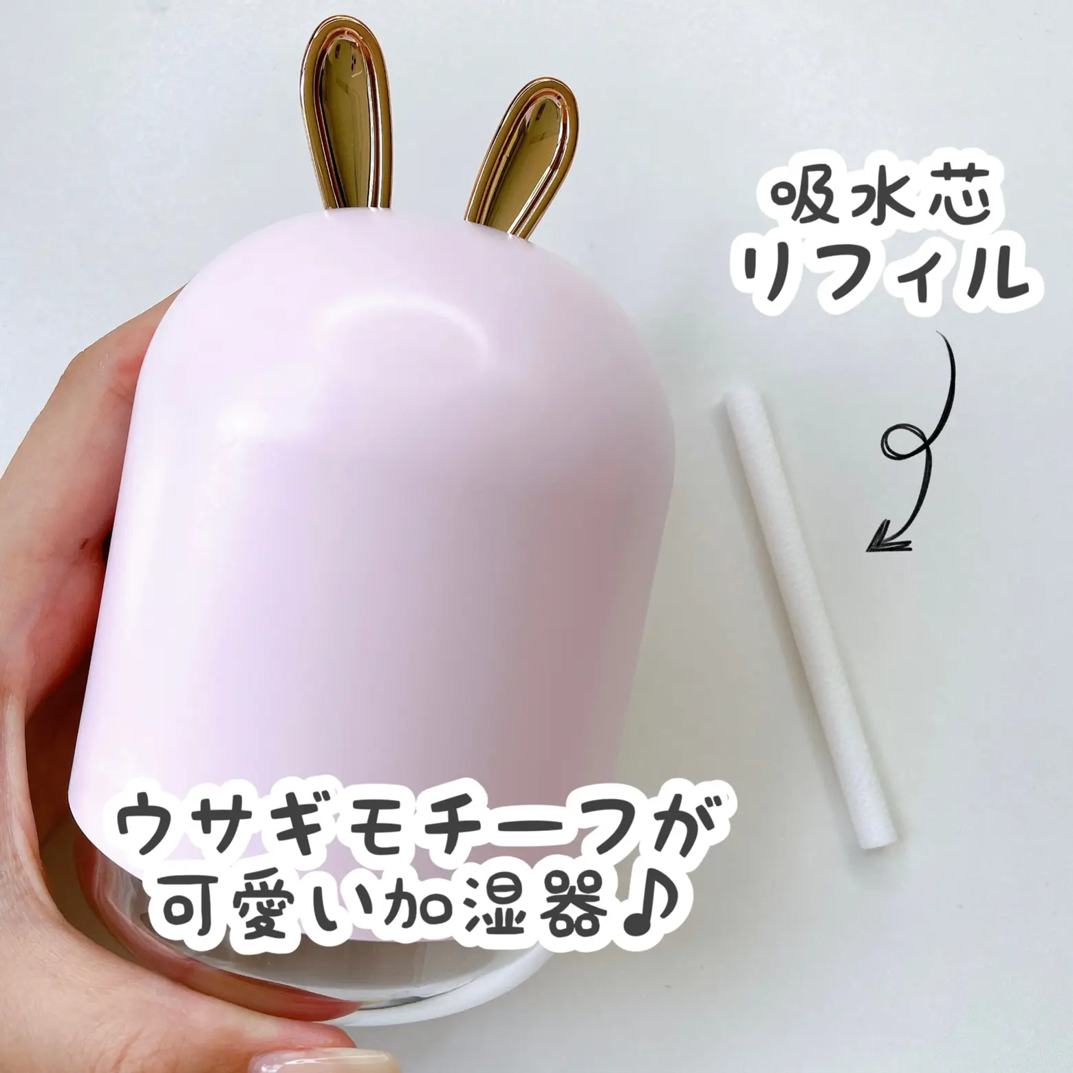 ダイソー】USB式 加湿器🐰🍃 | cocotte_lifeが投稿したフォトブック | Lemon8