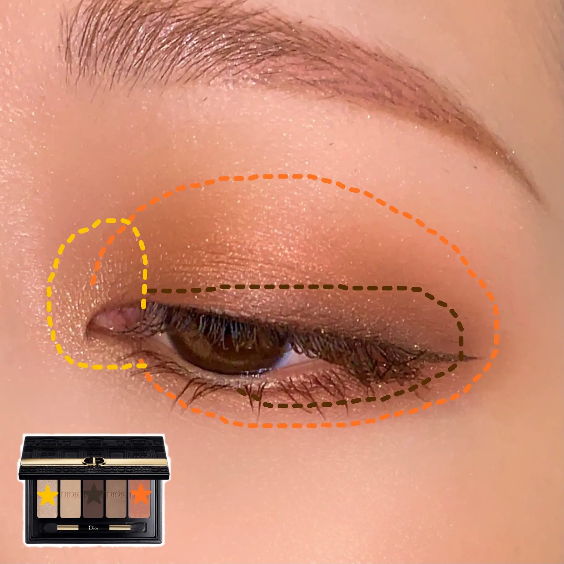 Christmasデォールの、メイクパレットです。新品未使用です。 DIOR