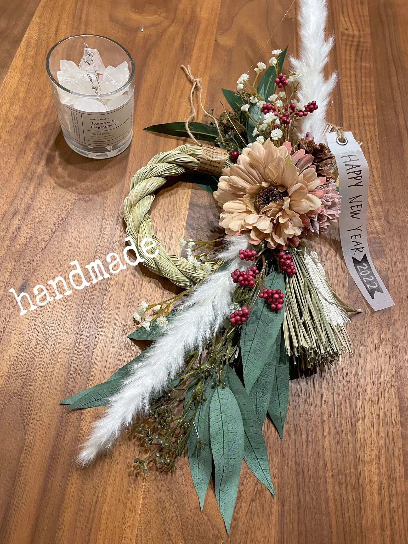 12/26限定出品】2way スワッグとして飾れる♡ 着けれ しめ縄リース