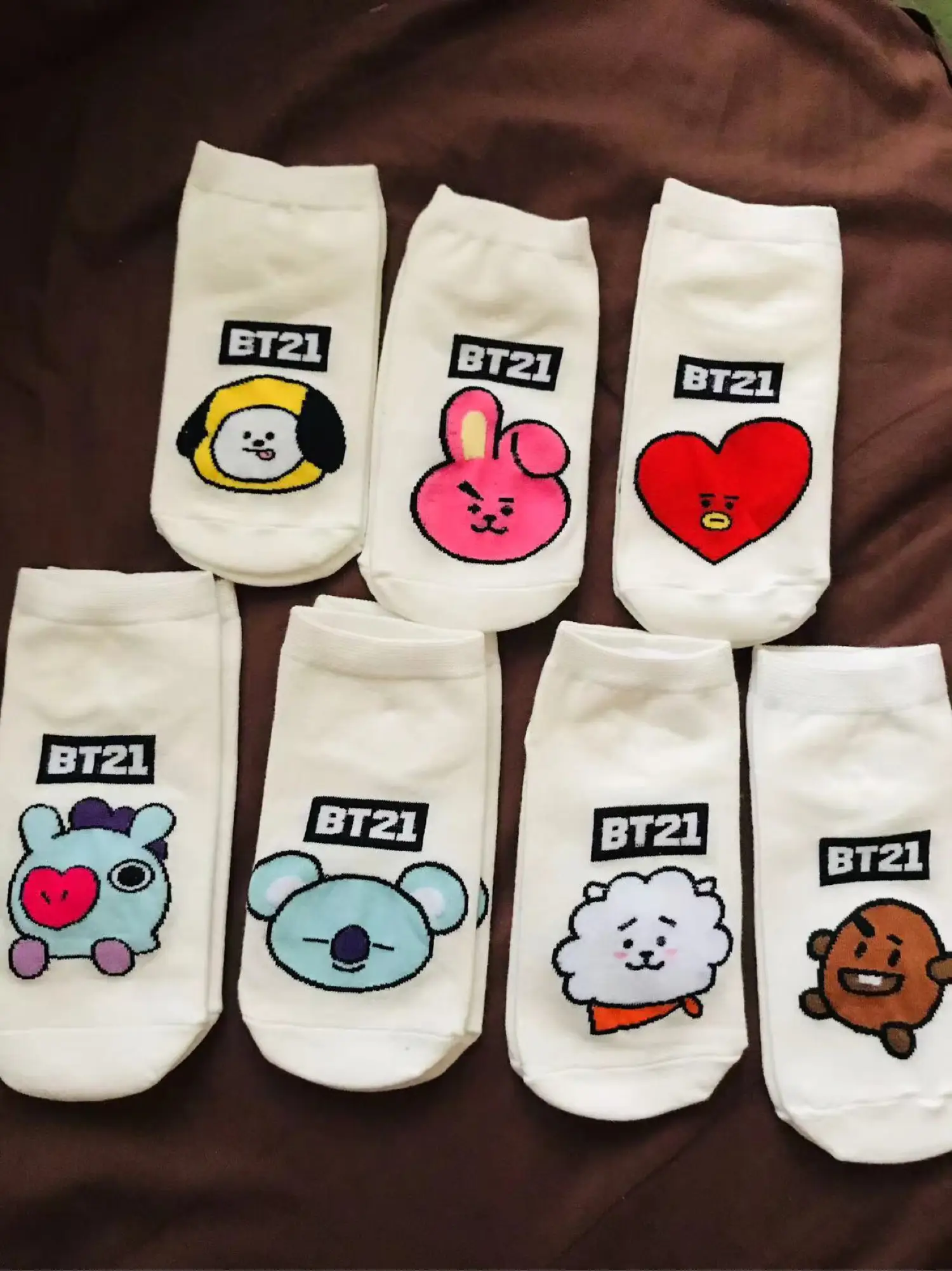 BTS BT21 ソックス 【7足セット】BTS 防弾少年団 バンタン ／靴下