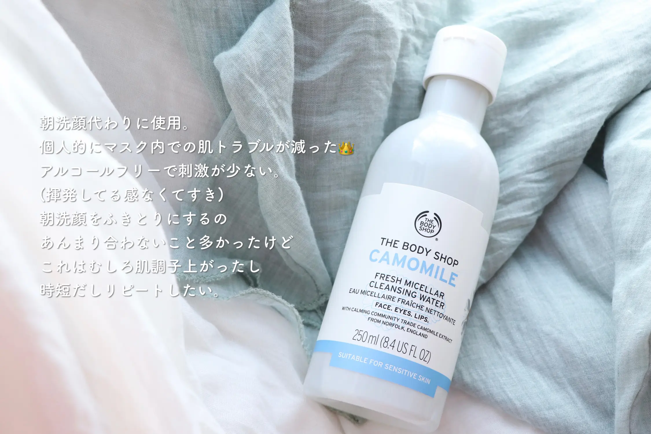 時短で肌調子UP⤴︎⤴︎☀️『THE BODY SHOP フレッシュミセラー