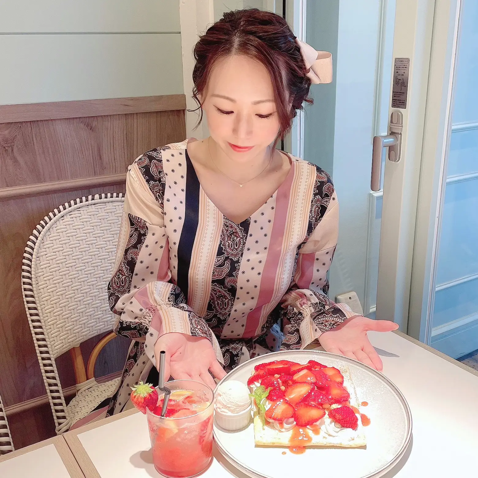 苺シリーズ♡うさぎ&ひよこ苺のお茶会set 苺シリーズ♡うさぎ&ひよこ苺のお茶会set