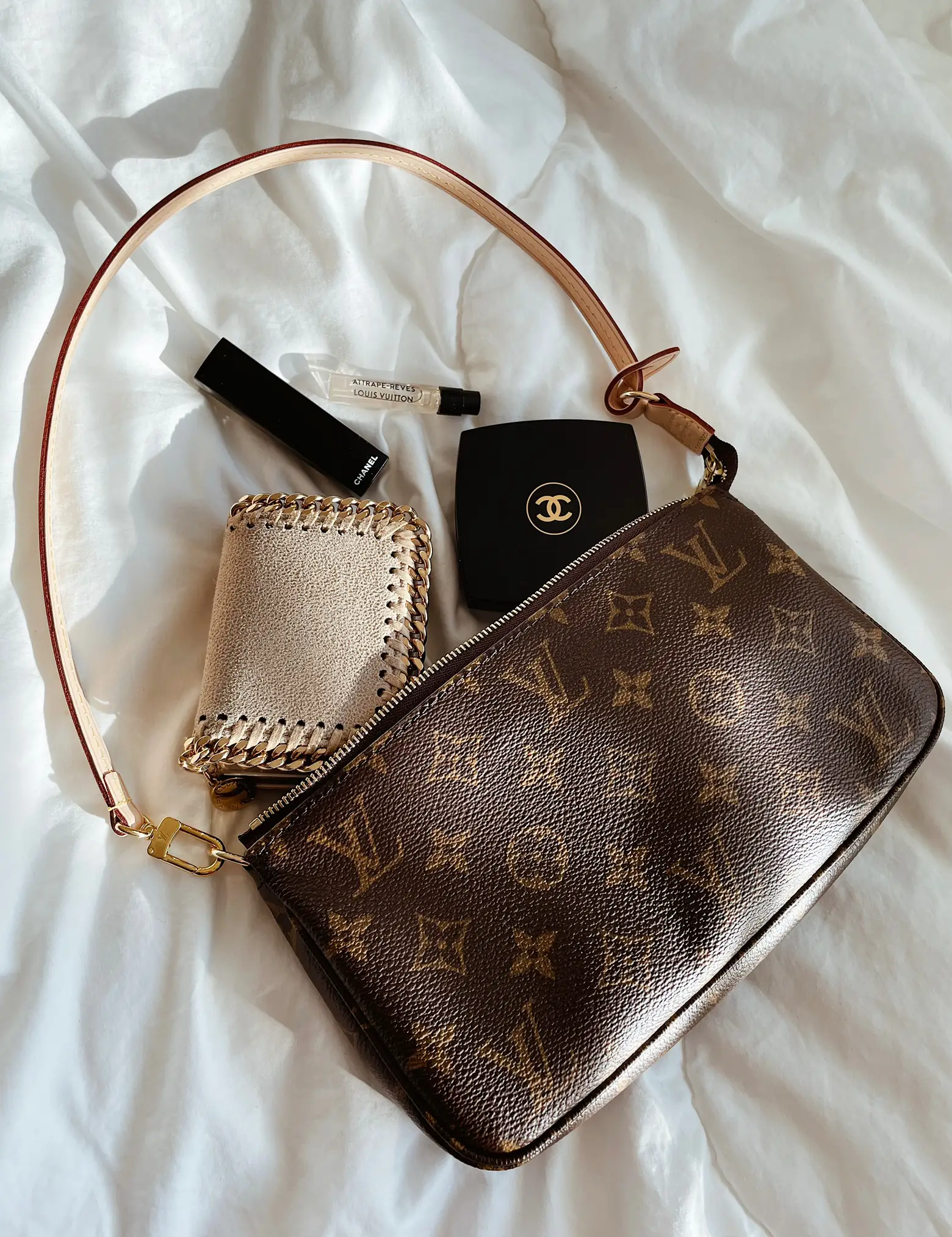 LV mini pochette size - Lemon8 Search