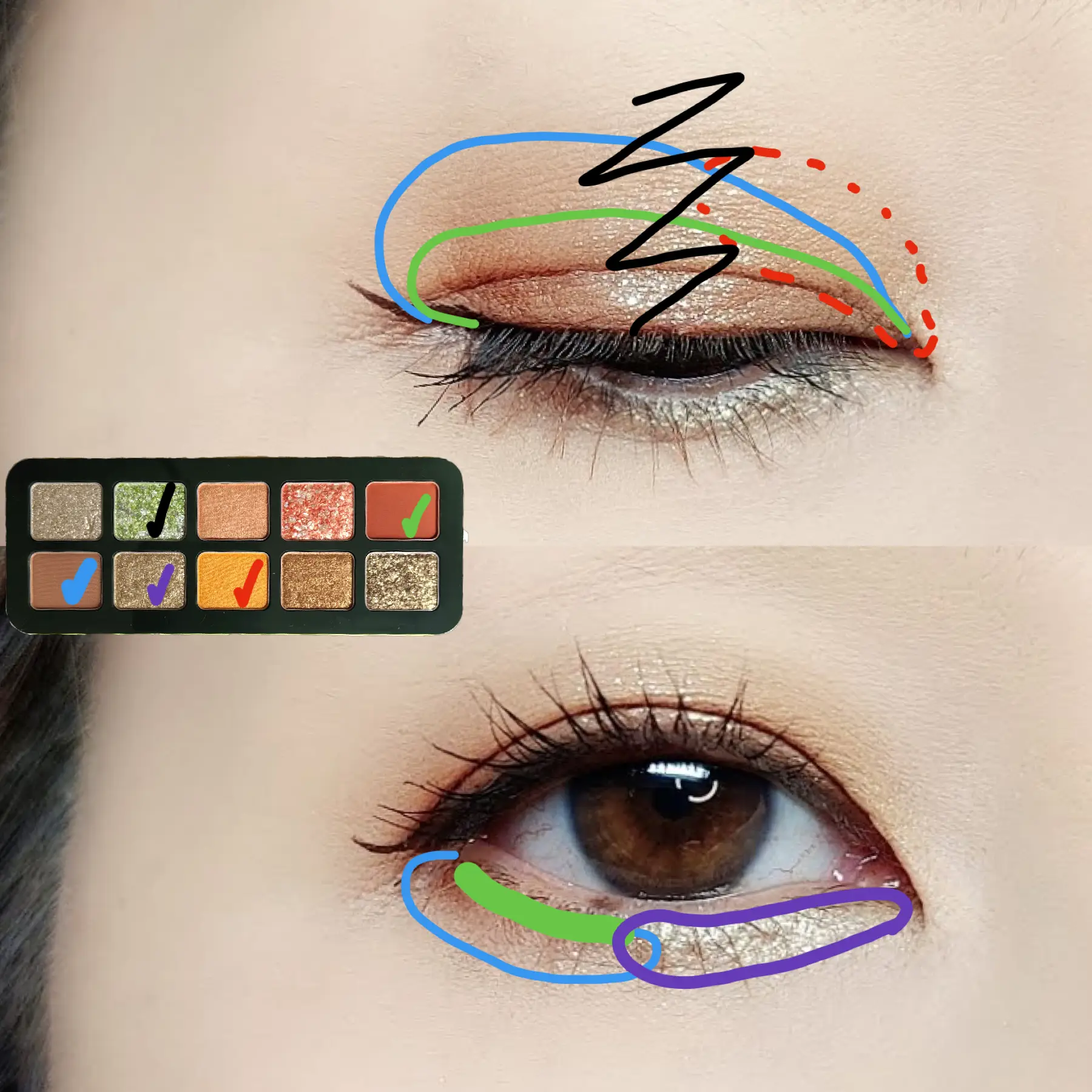 アイシャドウ shu uemura matcha genoise eye palette shu uemura matcha génoise eye palette10色