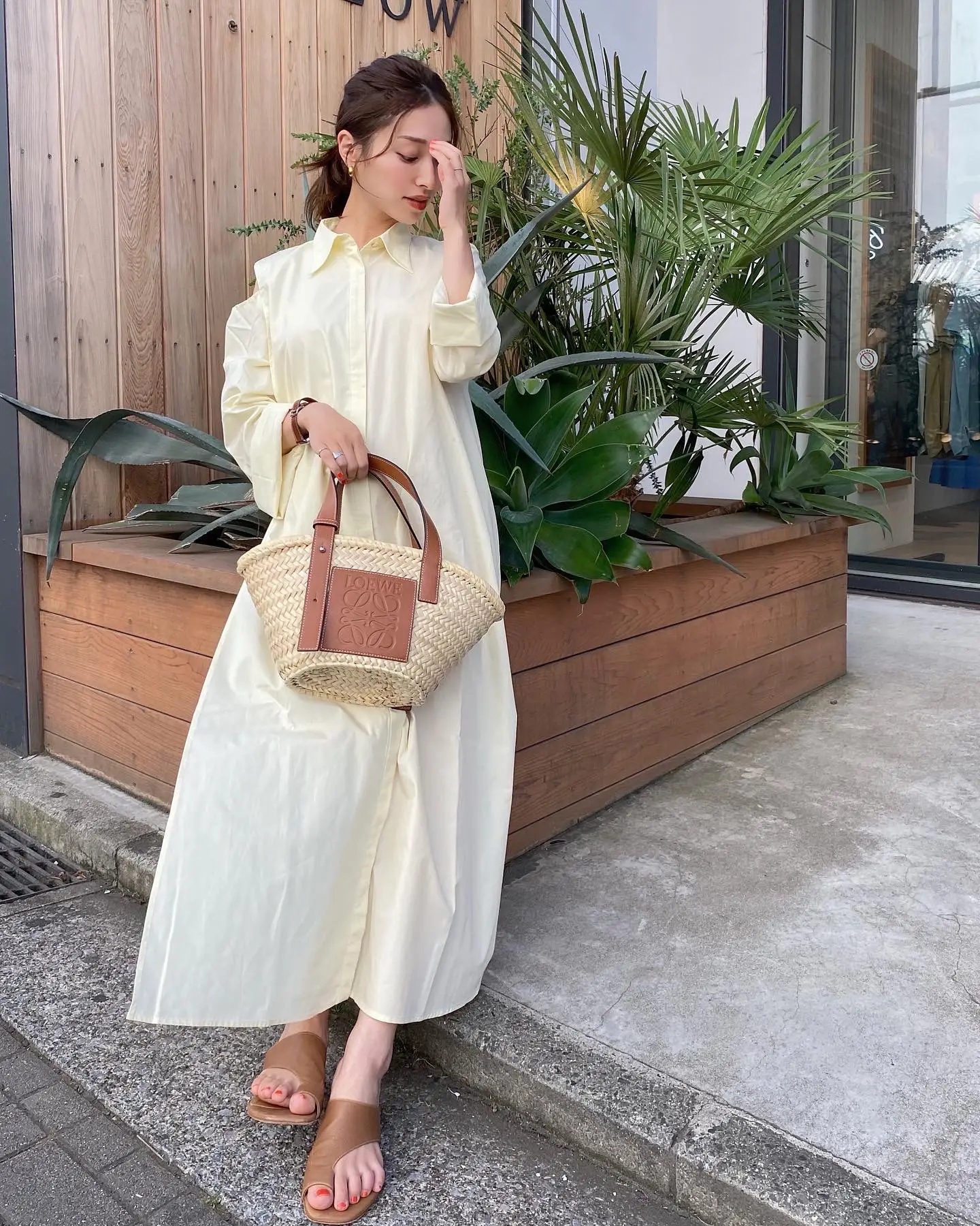 さわやかレモン柄♡ワンピース♡春夏コーデ （初デートの服装】必要 