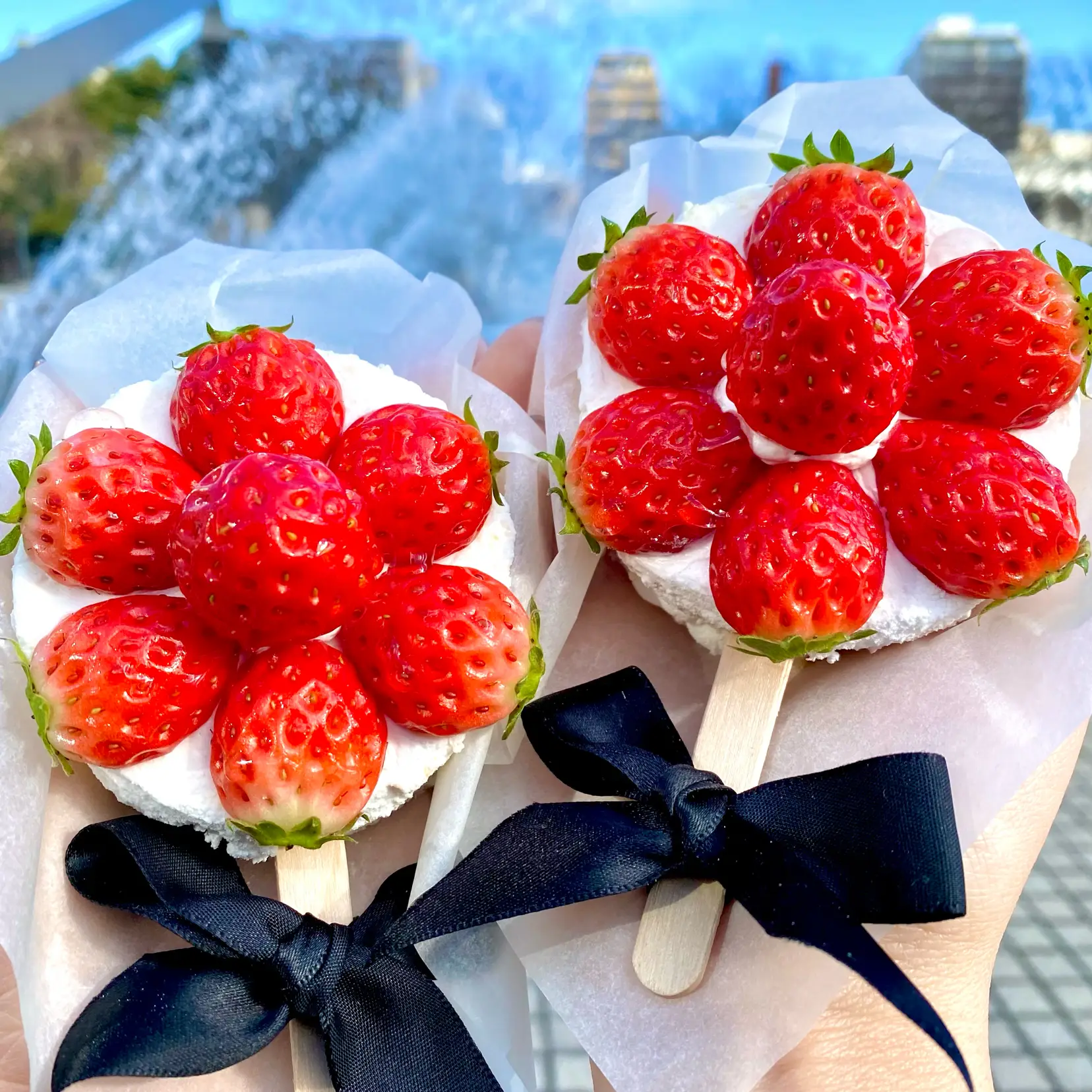 激かわ?いちごのショートケーキキャンディ?? | がっち夫婦の飯テロ 