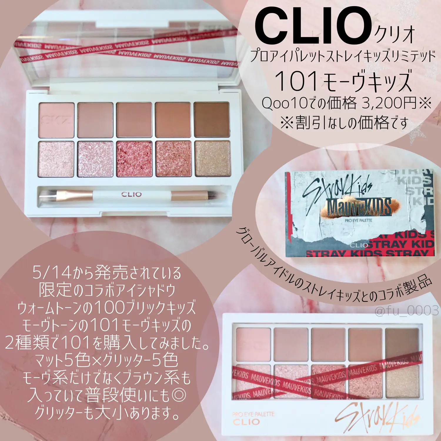 CLIO プロアイパレットストレイキッズ100ブリックキッズ101