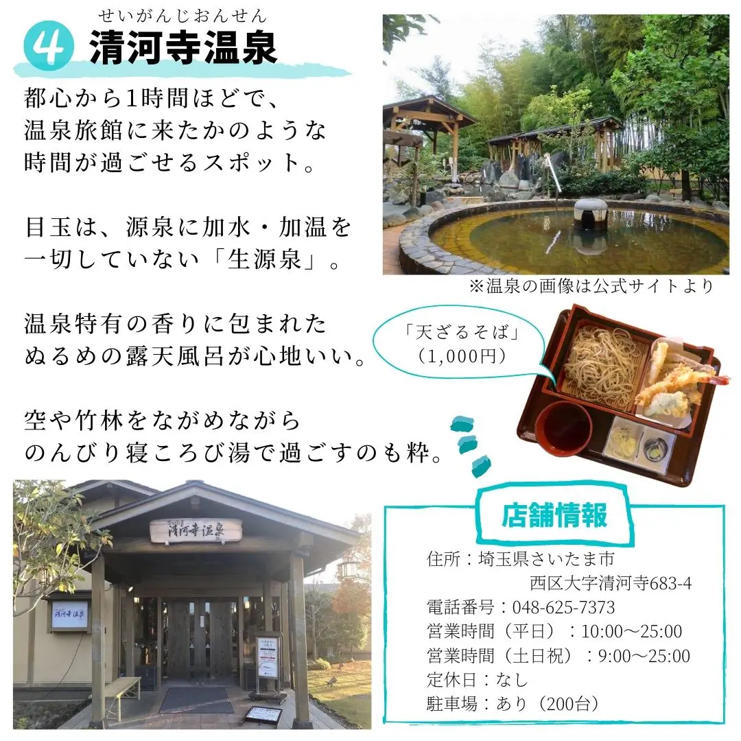 さいたま 清河寺温泉 入浴回数券券 飲ま