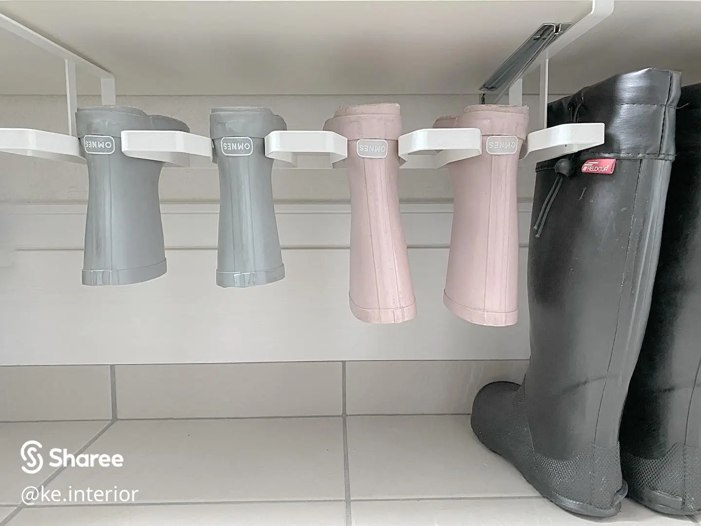 Rain discount boot rack