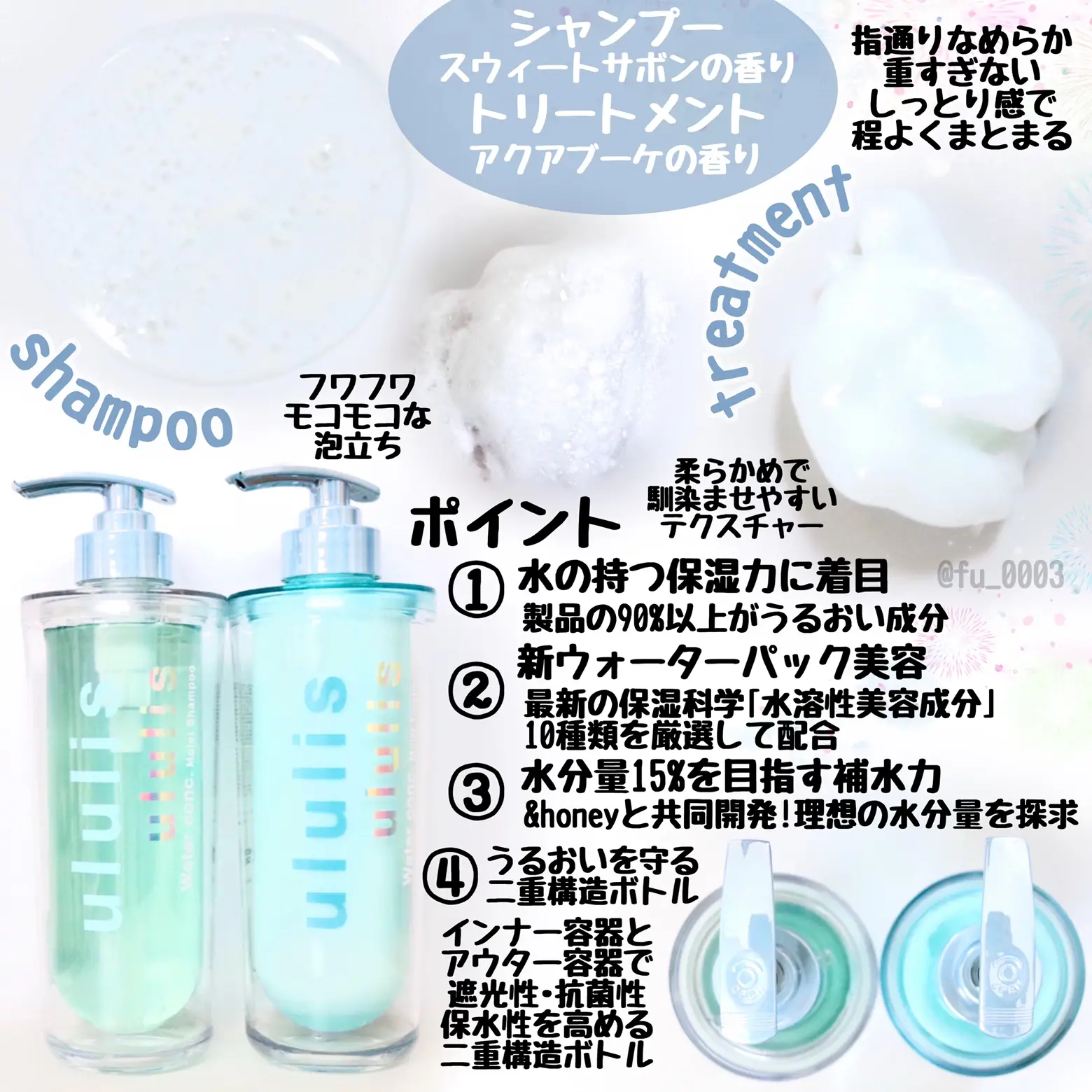  honey ・ ululis 】 Shampoo & Treatment Comparison Review, Gallery posted  by ふうか