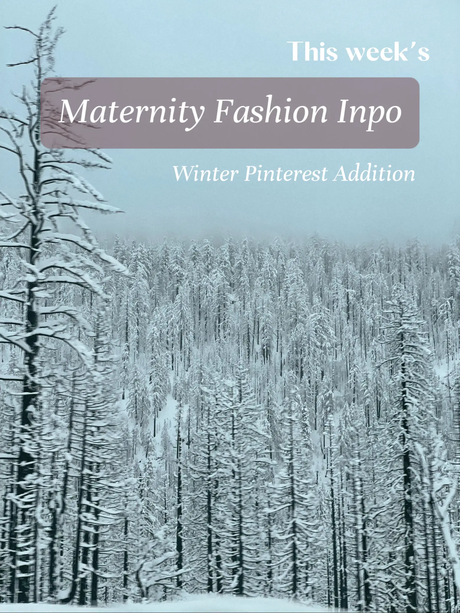 WINTER MATERNITY FASHION INSPO FROM PINTEREST, Gallery posted by Elise