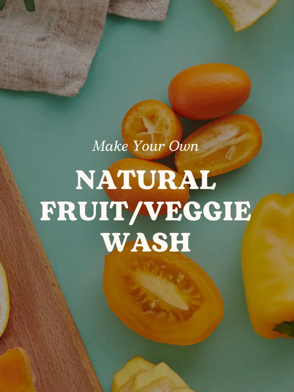 How To Make Your Own Produce Wash