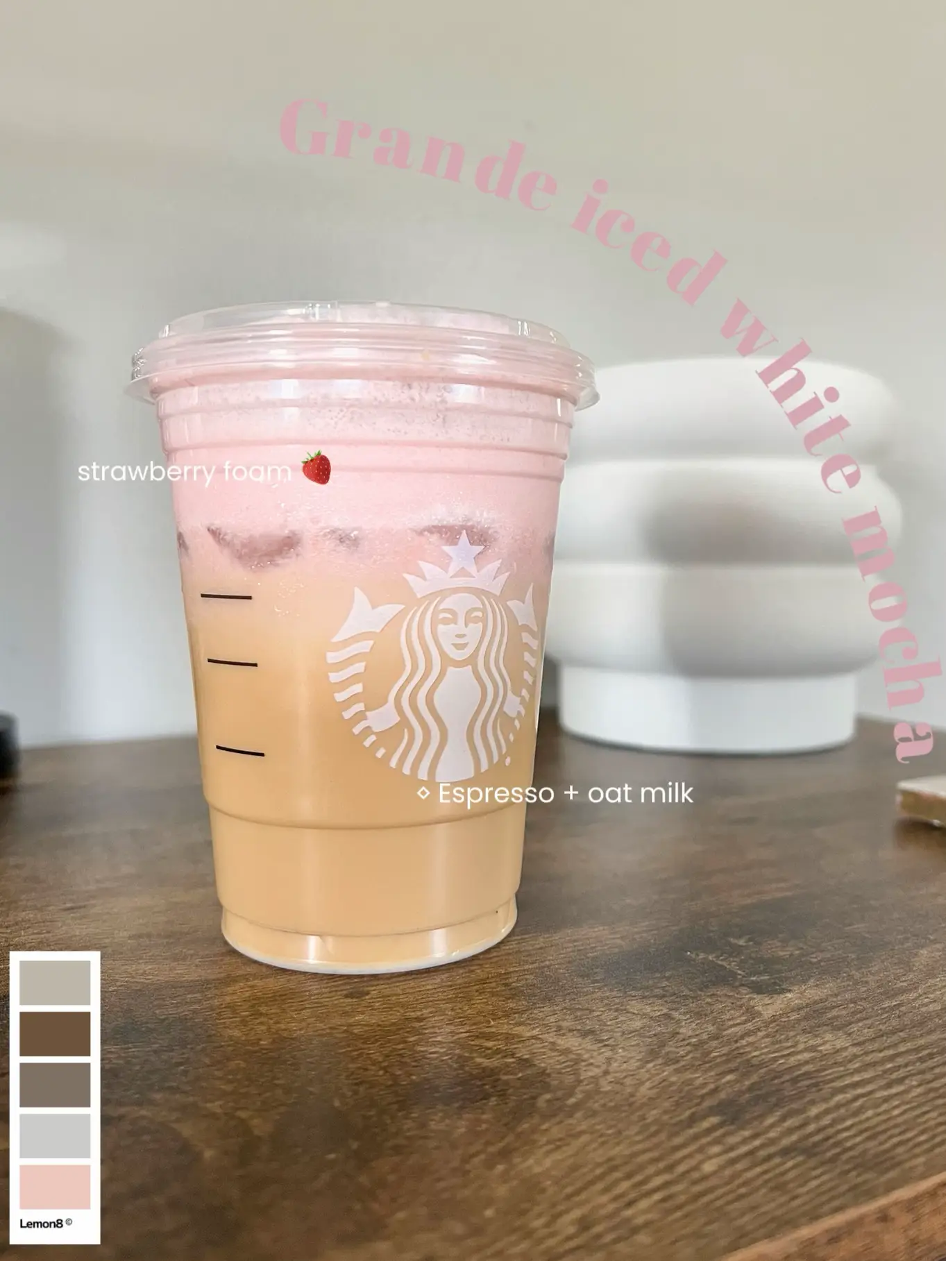 Strawberry Cold Foam Iced Coffee