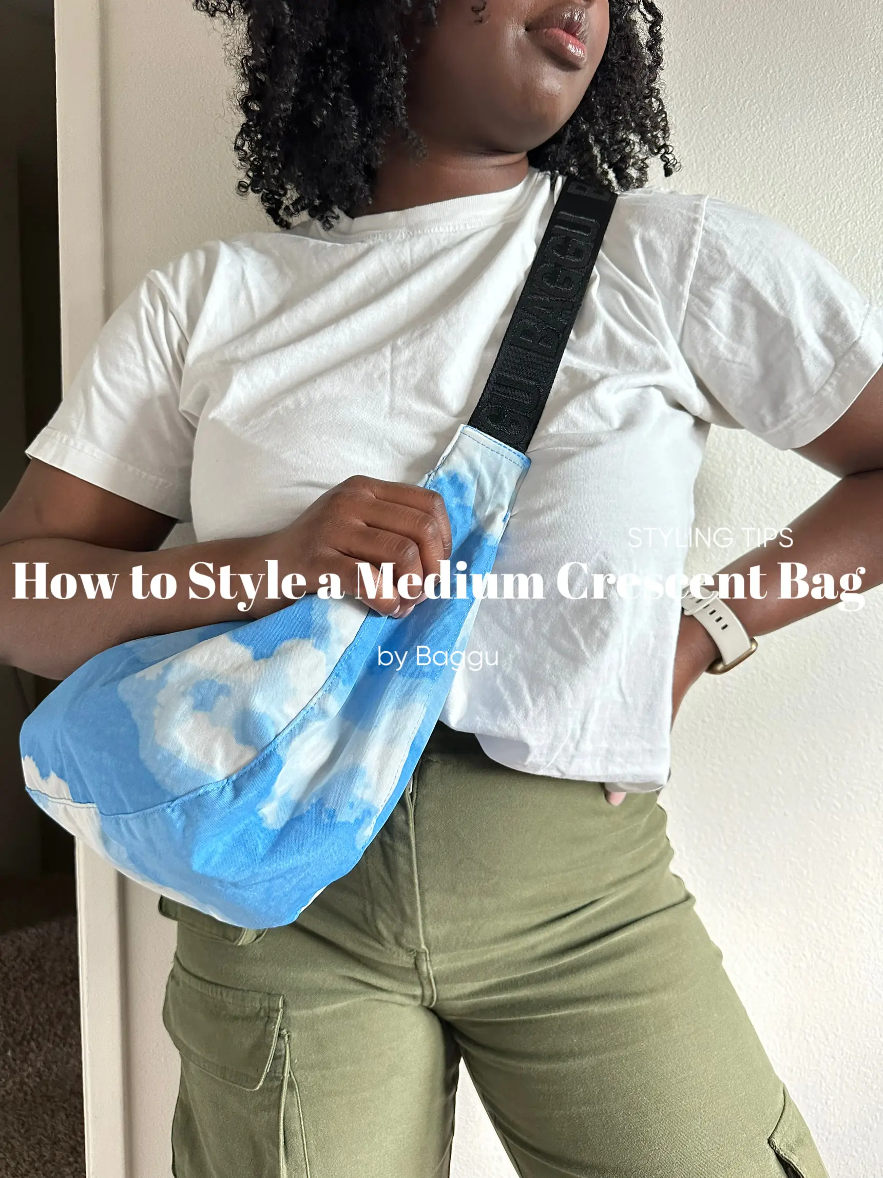 Baggu Bags | Baggu Medium Crescent Bag Nwt | Color: Black | Size: Os | Shxrxn's Closet