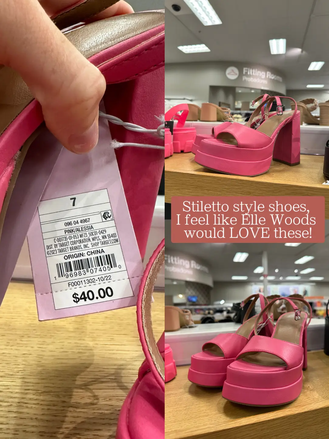 Pink 2025 shoes target